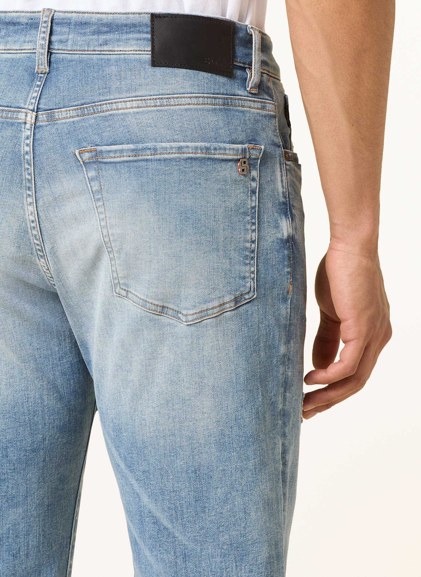 BOSS Džíny ONYX Slim Taper Fit: 434 BRIGHT BLUE