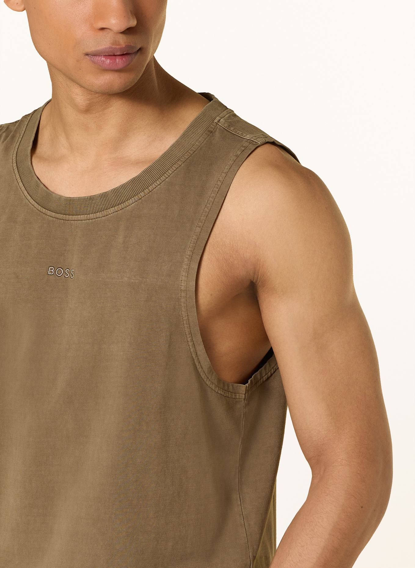 BOSS Tanktop OCEANPALETTE: HELLBRAUN