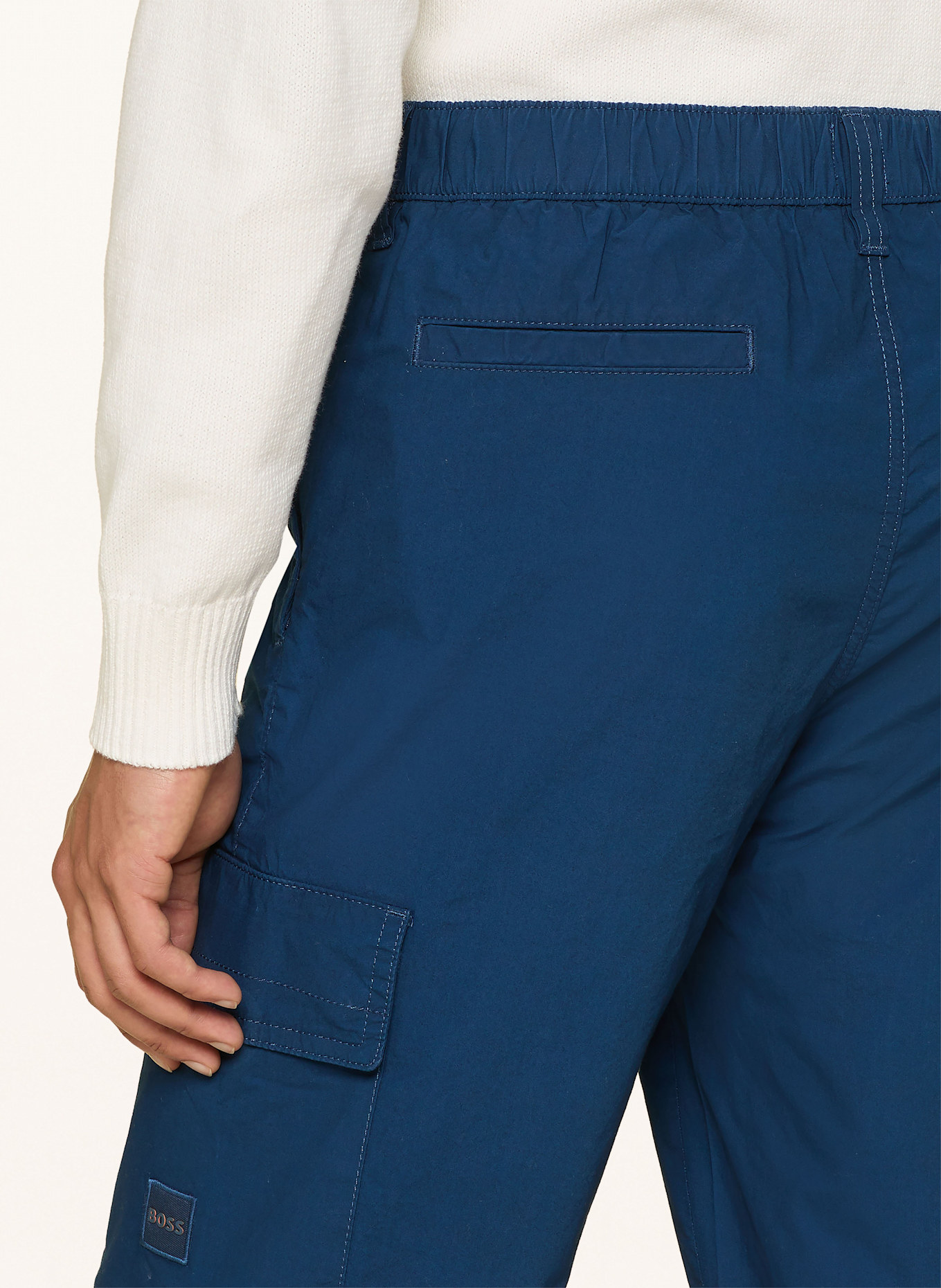 BOSS Cargohose SISLA-9-CARGO Tapered Fit: DUNKELBLAU