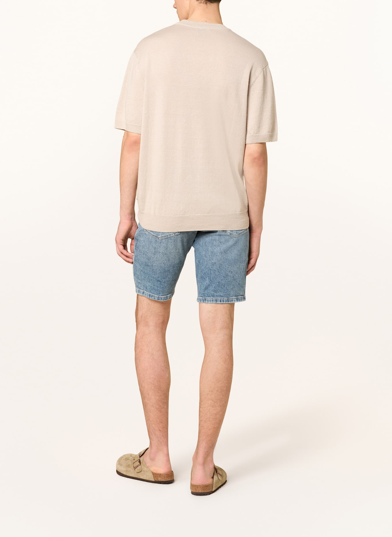 BOSS Jeansshorts RE.MAINE Regular Fit: 442 TURQUOISE/AQUA