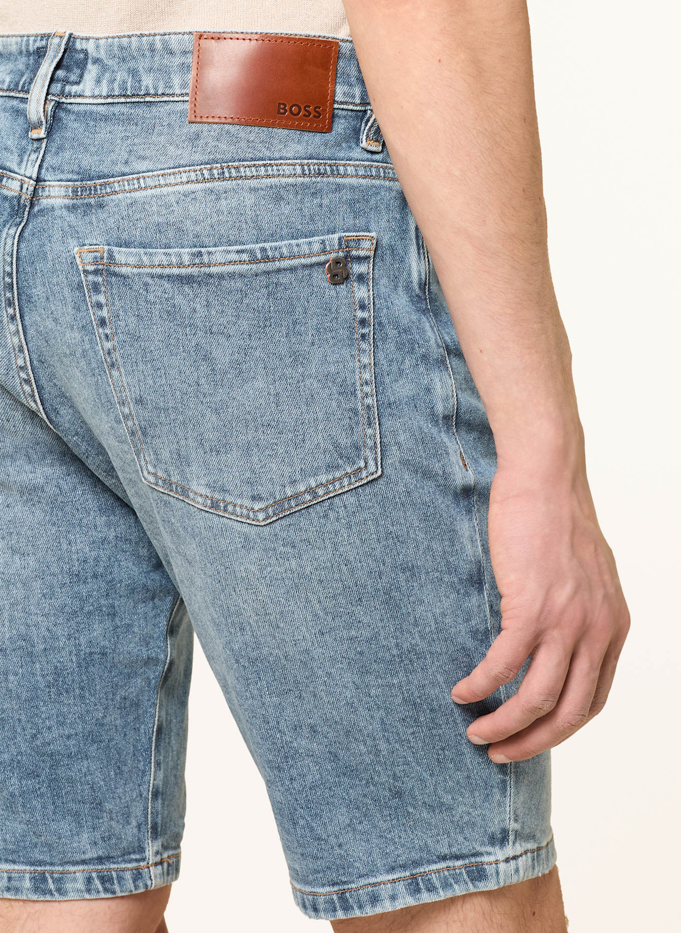 BOSS Jeansshorts RE.MAINE Regular Fit: 442 TURQUOISE/AQUA