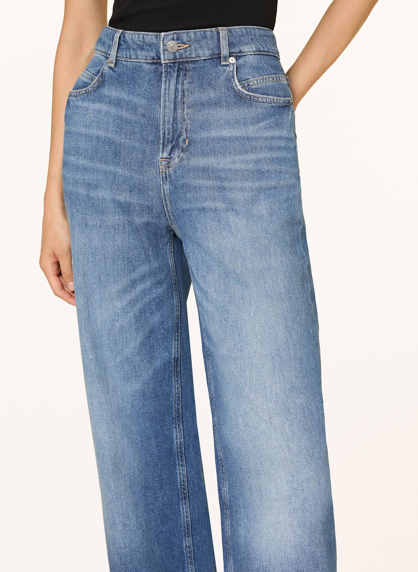 BOSS Straight beach jeans MARLENE: 431 BRIGHT BLUE