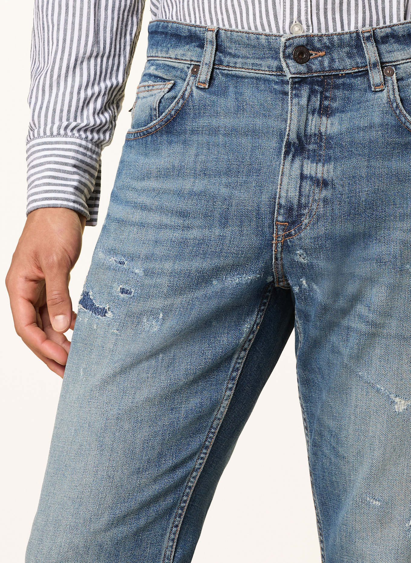BOSS Jeans TROY Regular Taper Fit: 431 BRIGHT BLUE