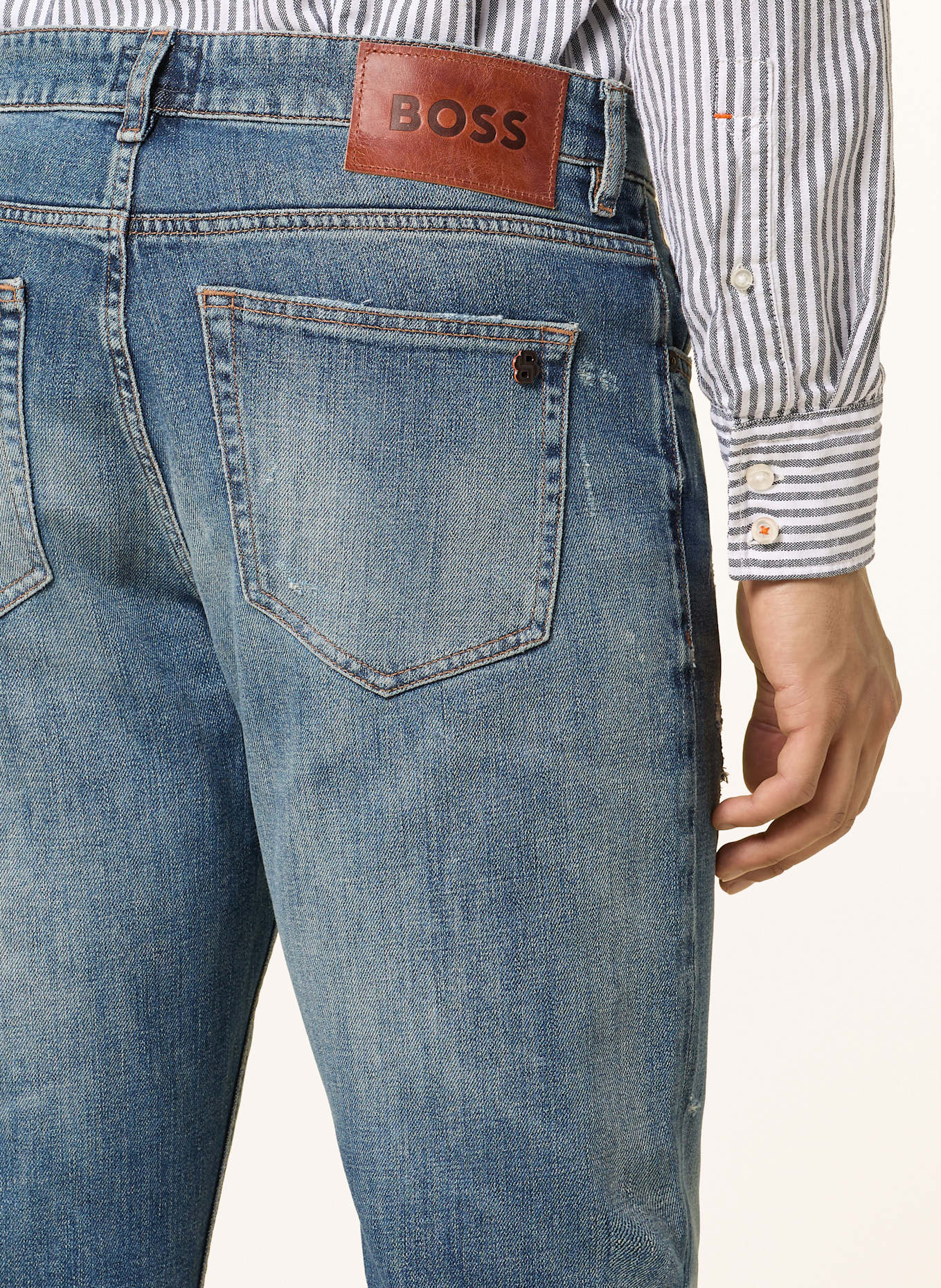 BOSS Jeans TROY Regular Taper Fit: 431 BRIGHT BLUE