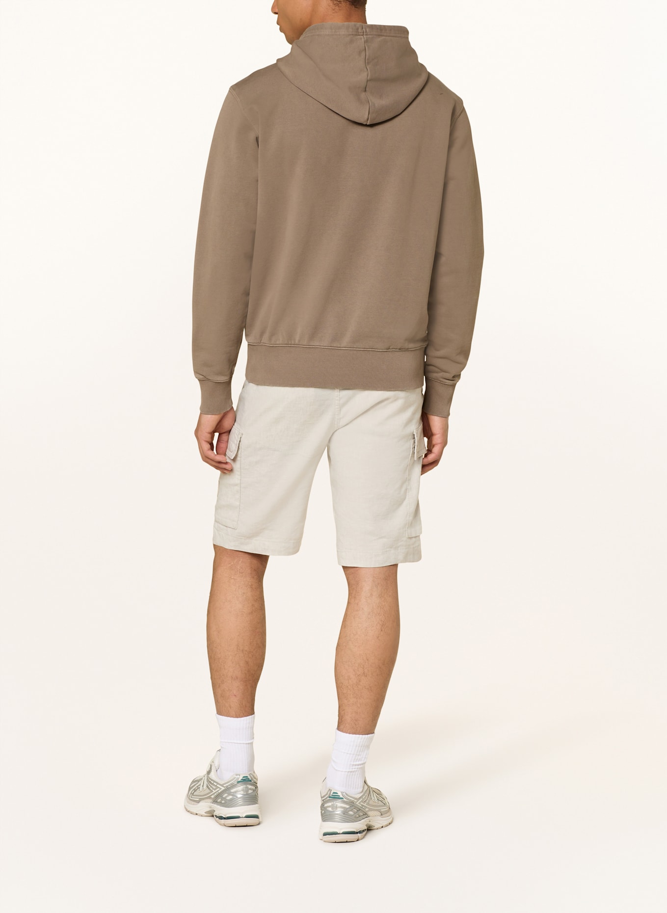 BOSS Hoodie WE_DYE_HOOD: HELLBRAUN