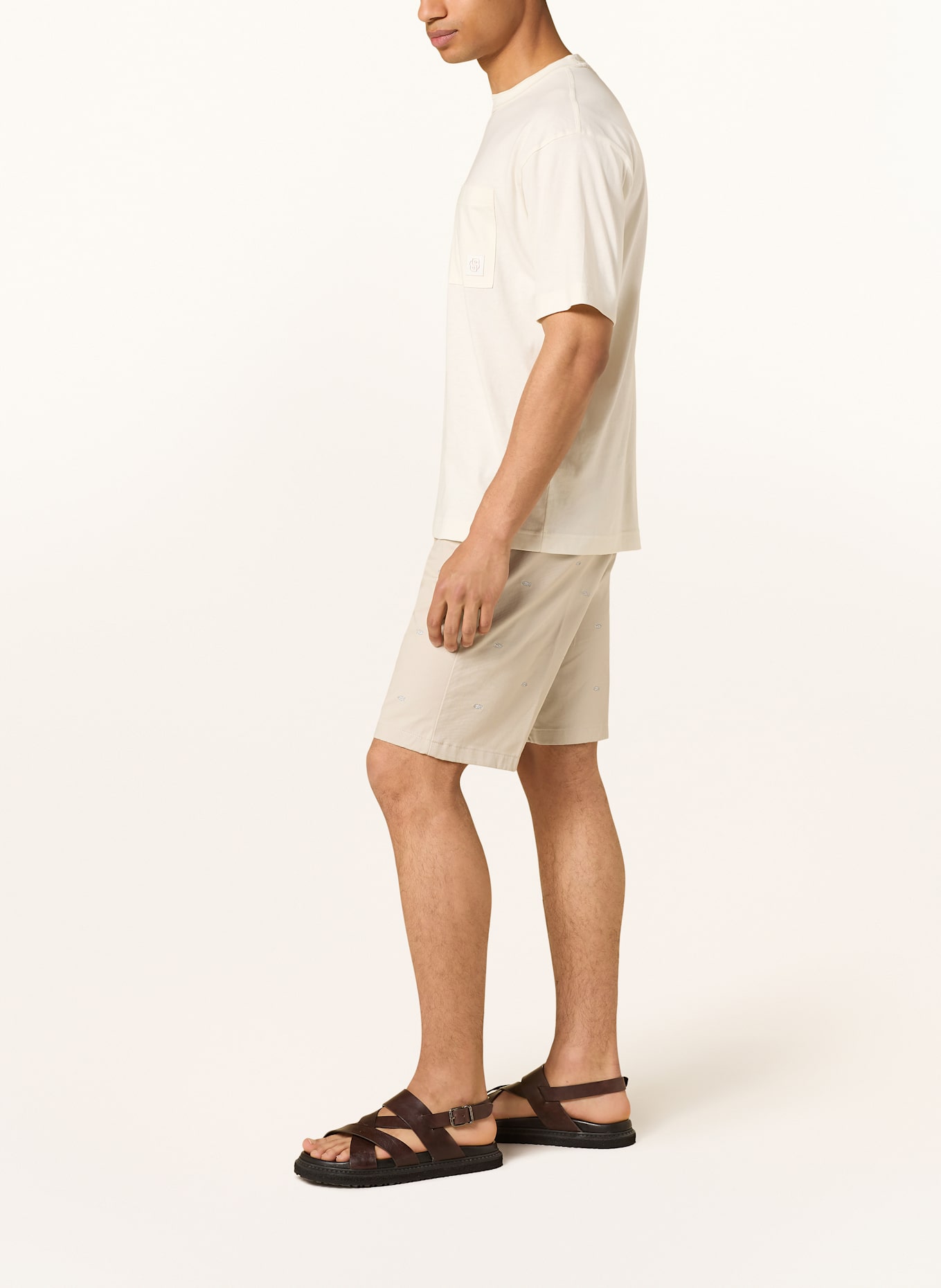 BOSS Chinoshorts Straight Fit: BEIGE