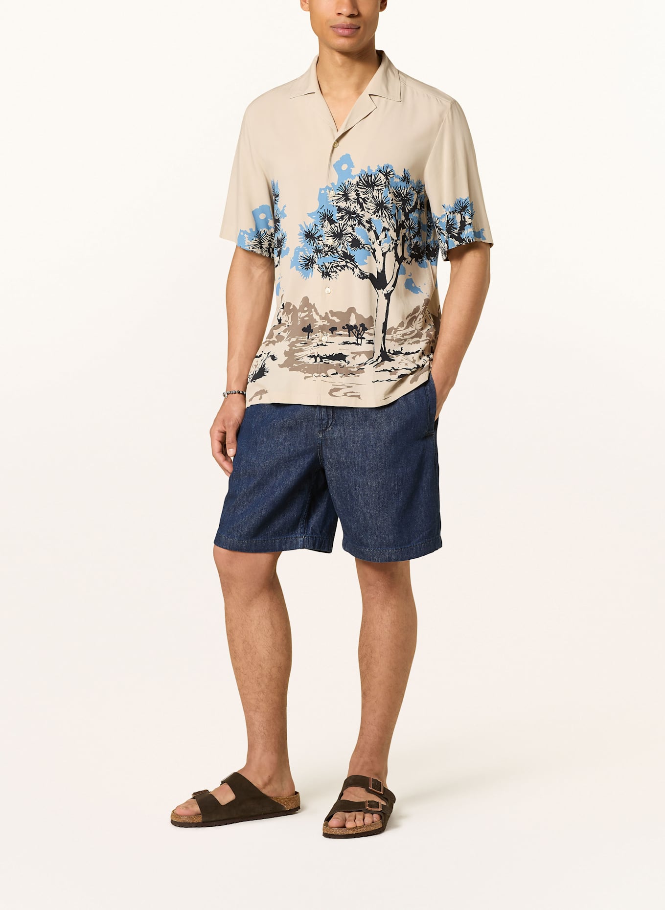 BOSS Jeansshorts SANDREW: 405 DARK BLUE