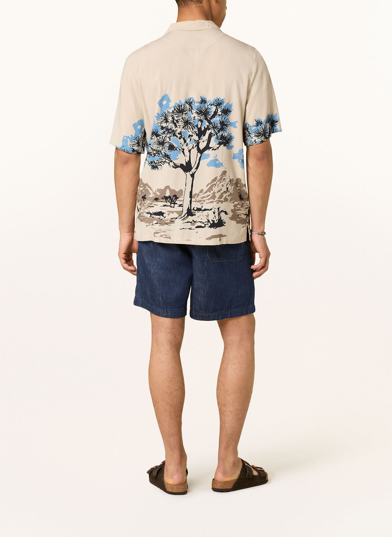 BOSS Jeansshorts SANDREW: 405 DARK BLUE