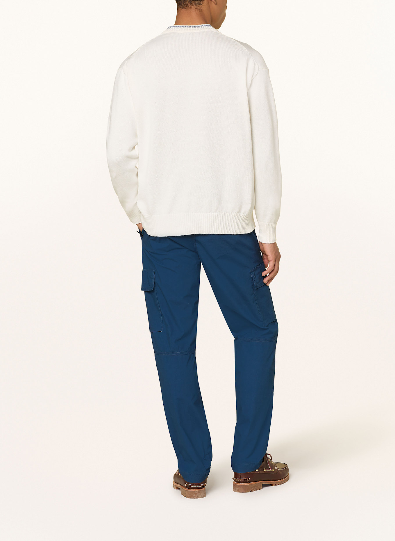 BOSS Pullover KLUBFISH: WEISS