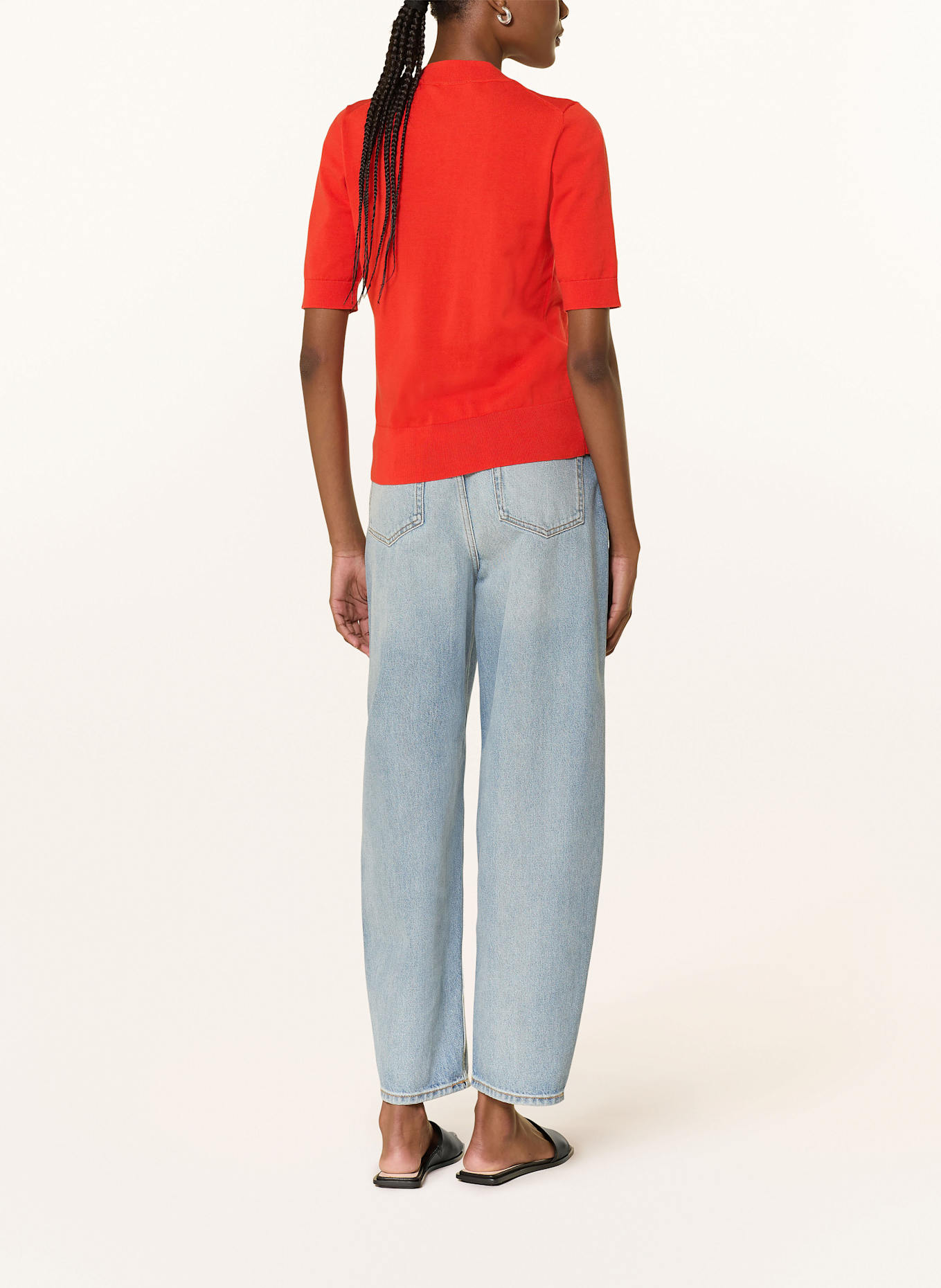 COS Strickshirt: ROT