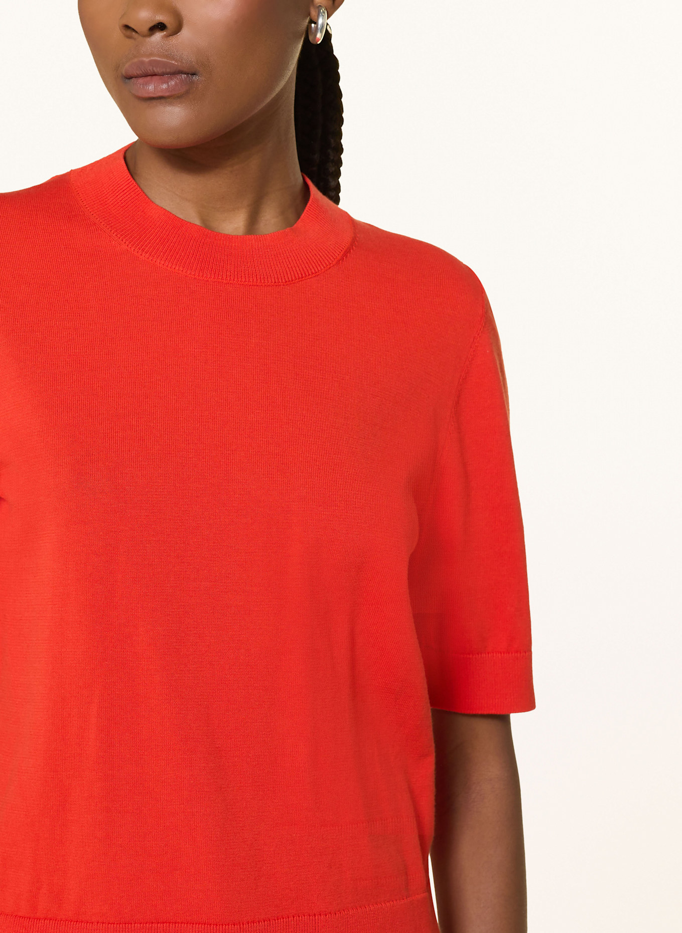 COS Strickshirt: ROT