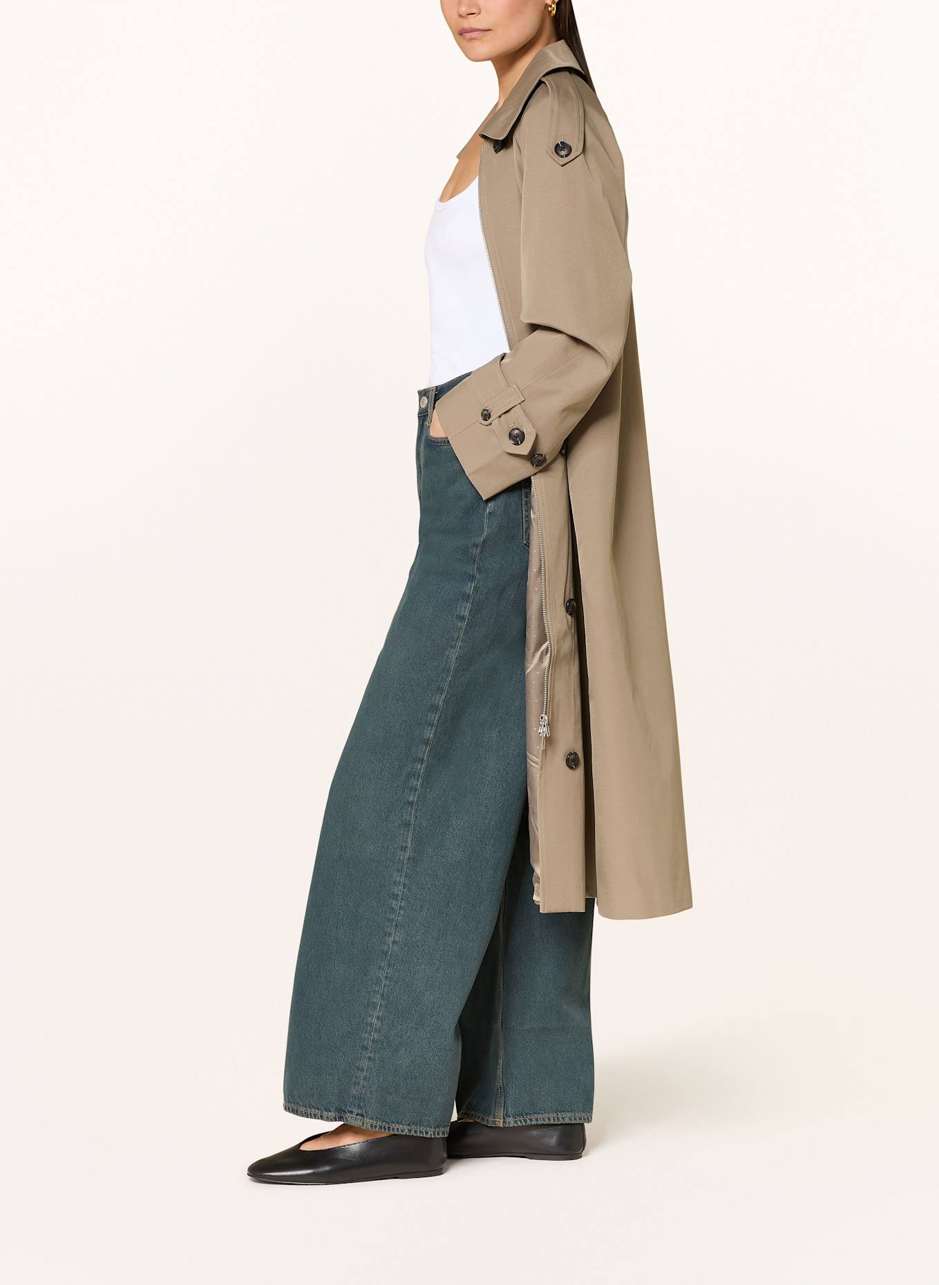 COS Wide Leg Jeans: 013 Blue Medium Dusty