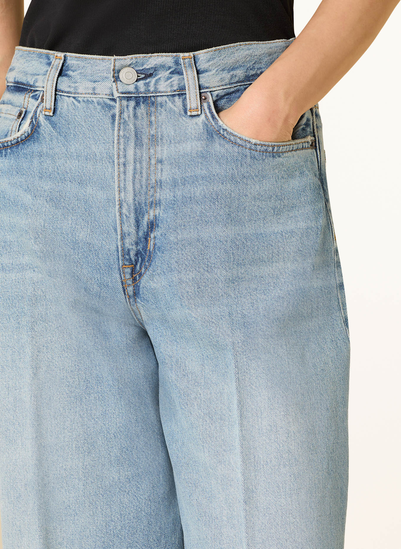 COS Wide Leg Jeans: 012 Blue dusty light