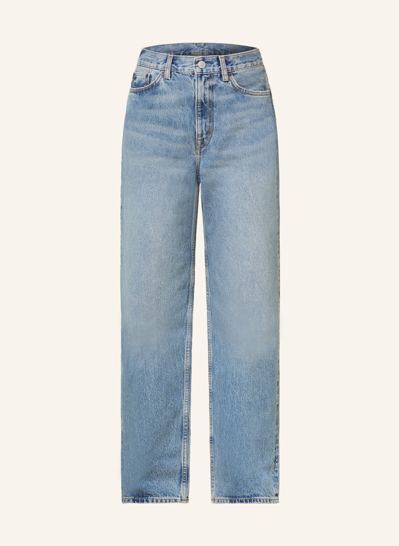 COS Straight Jeans: 010 Blue Medium Dusty