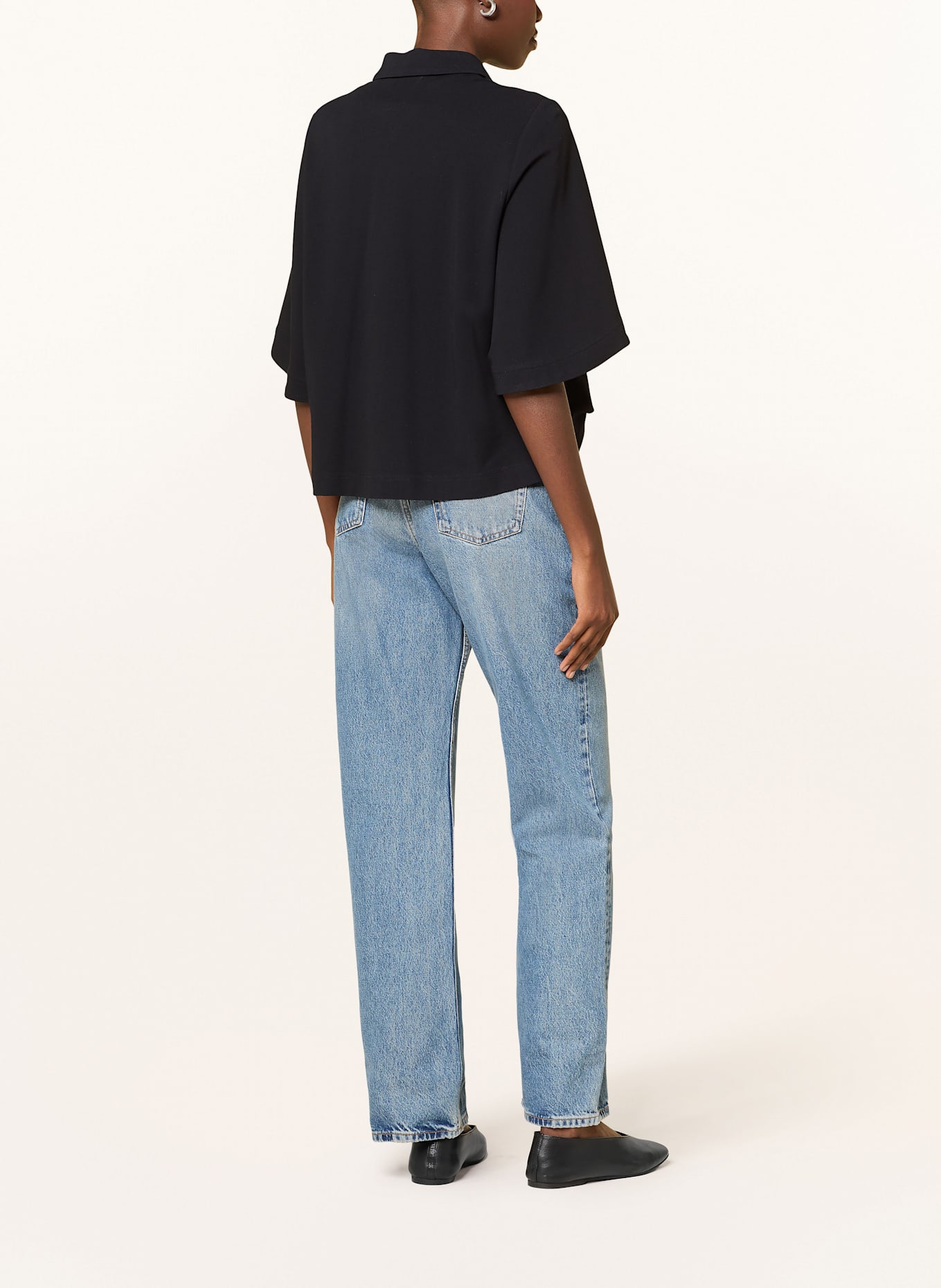 COS Straight Jeans: 010 Blue Medium Dusty