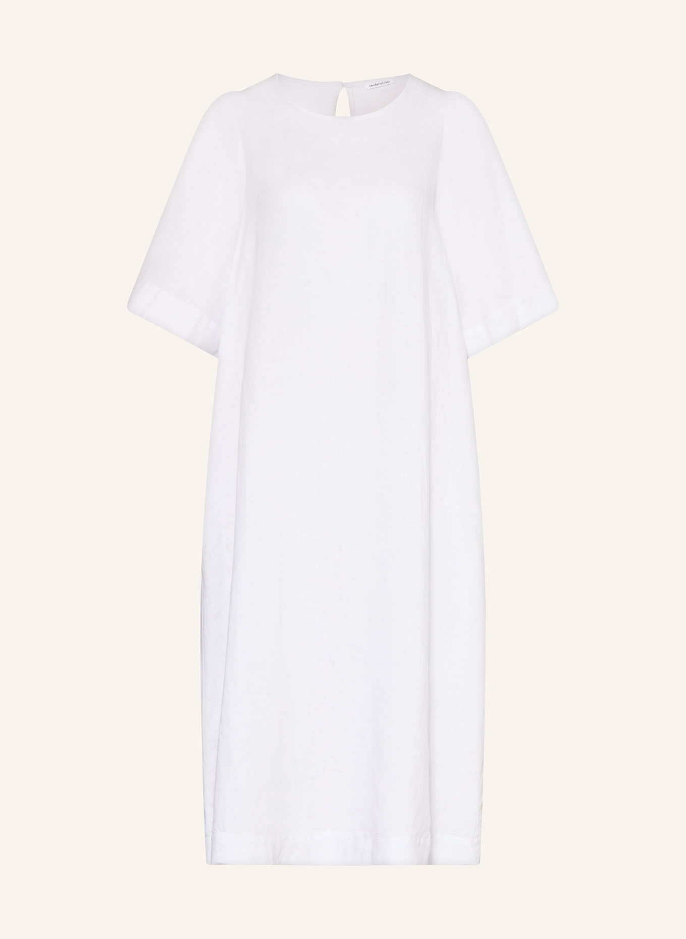 seidensticker Leinenkleid: WEISS