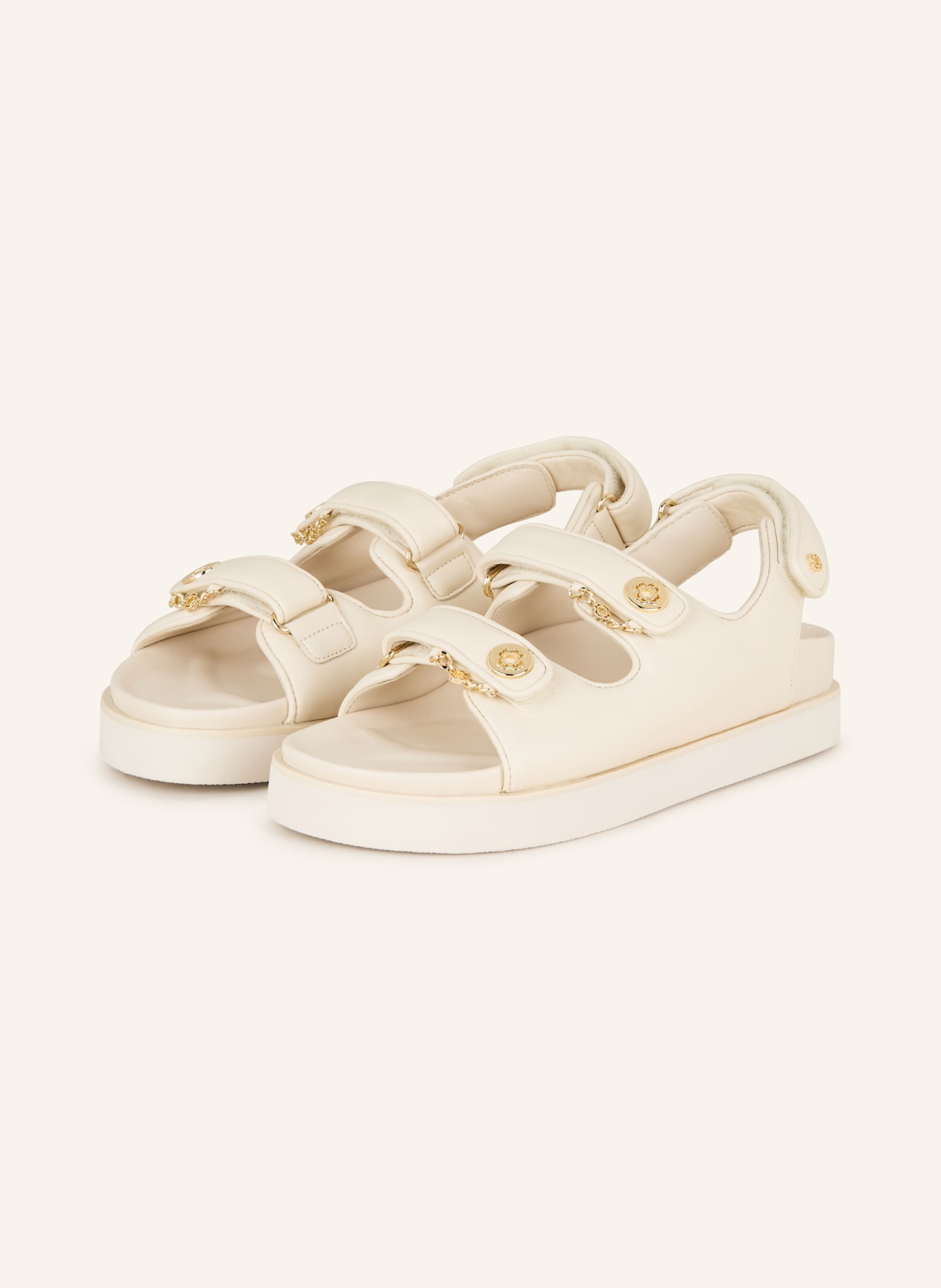 maje Sandalen: ECRU