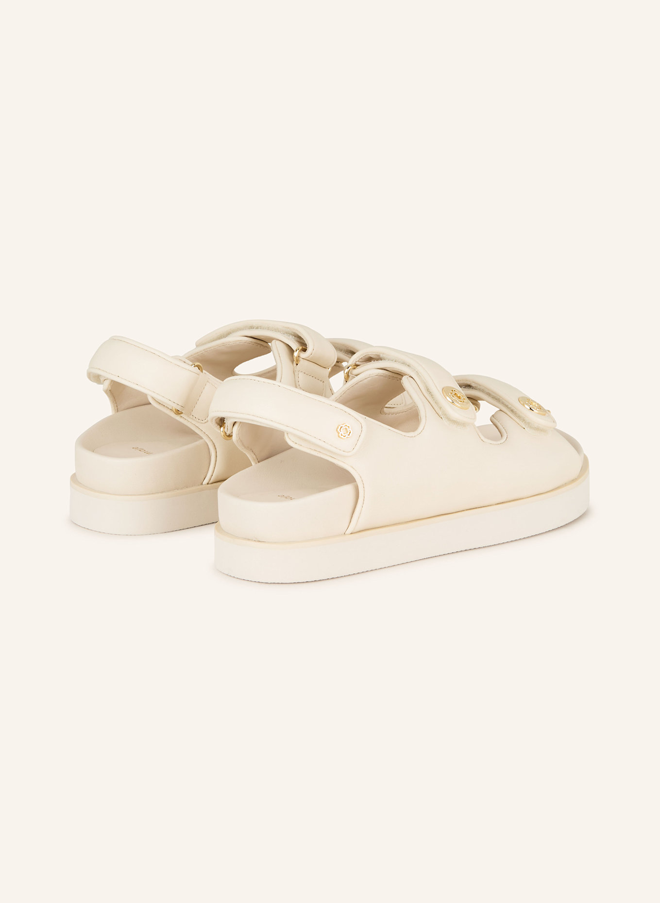 maje Sandalen: ECRU
