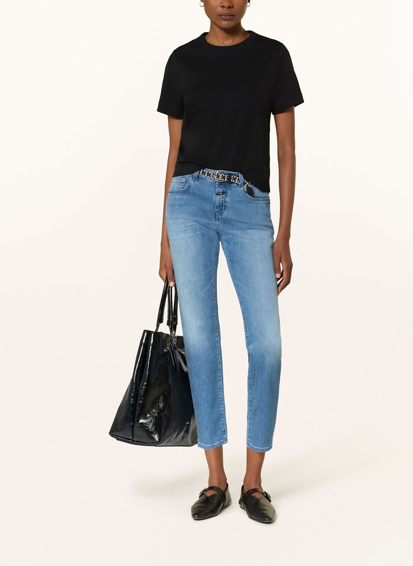 CLOSED Jean skinny BAKER: MBL MID BLUE