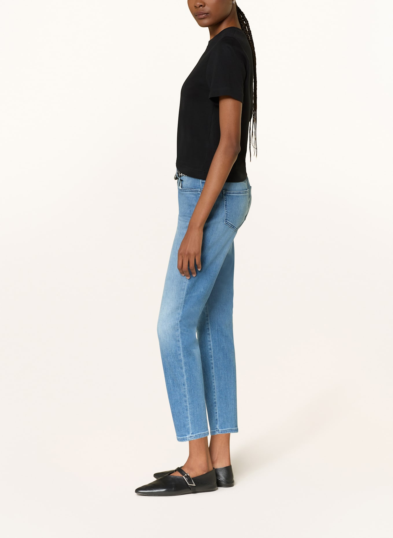 CLOSED Jean skinny BAKER: MBL MID BLUE