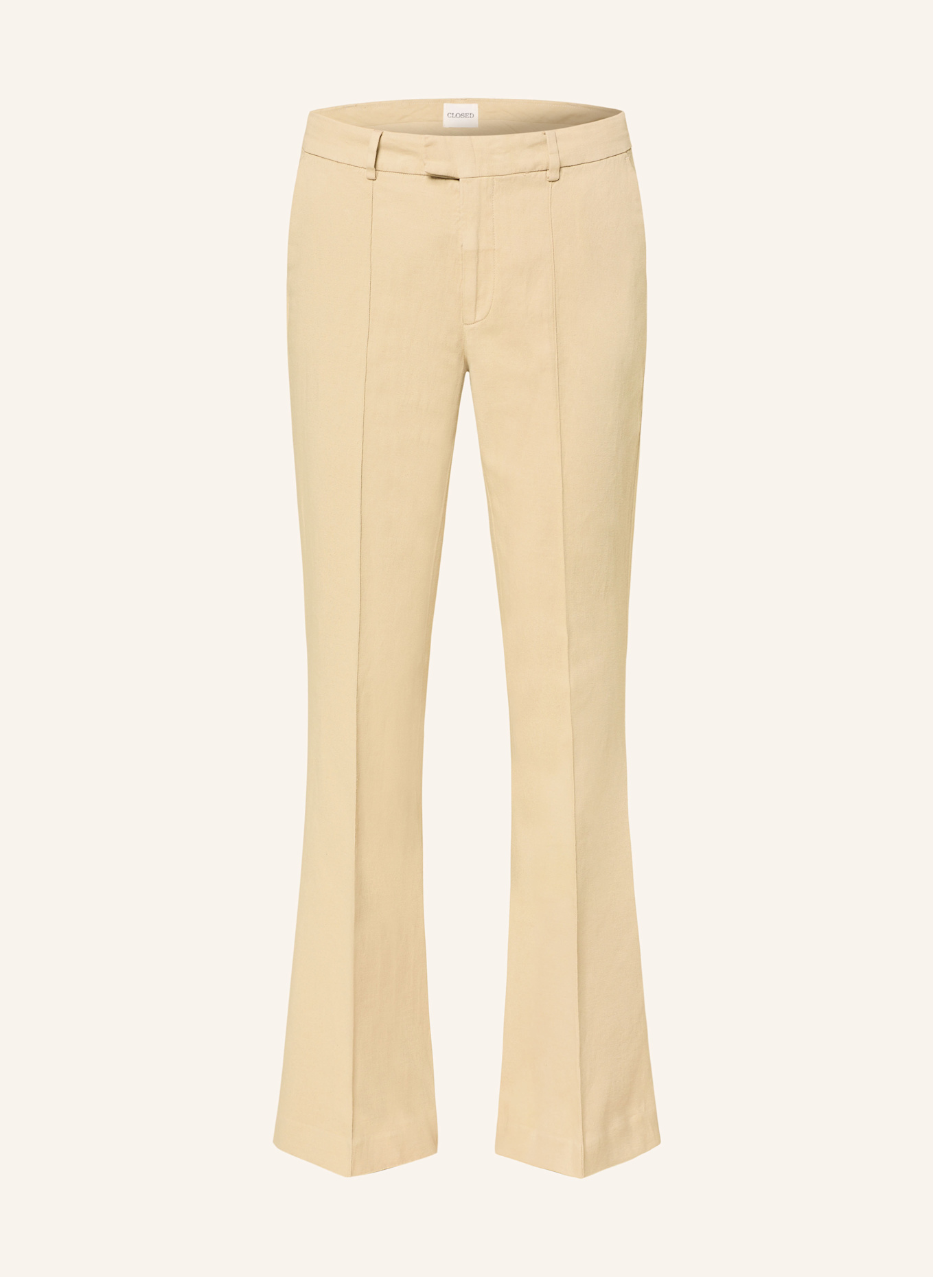CLOSED Bootcut Hose DENAIR: BEIGE