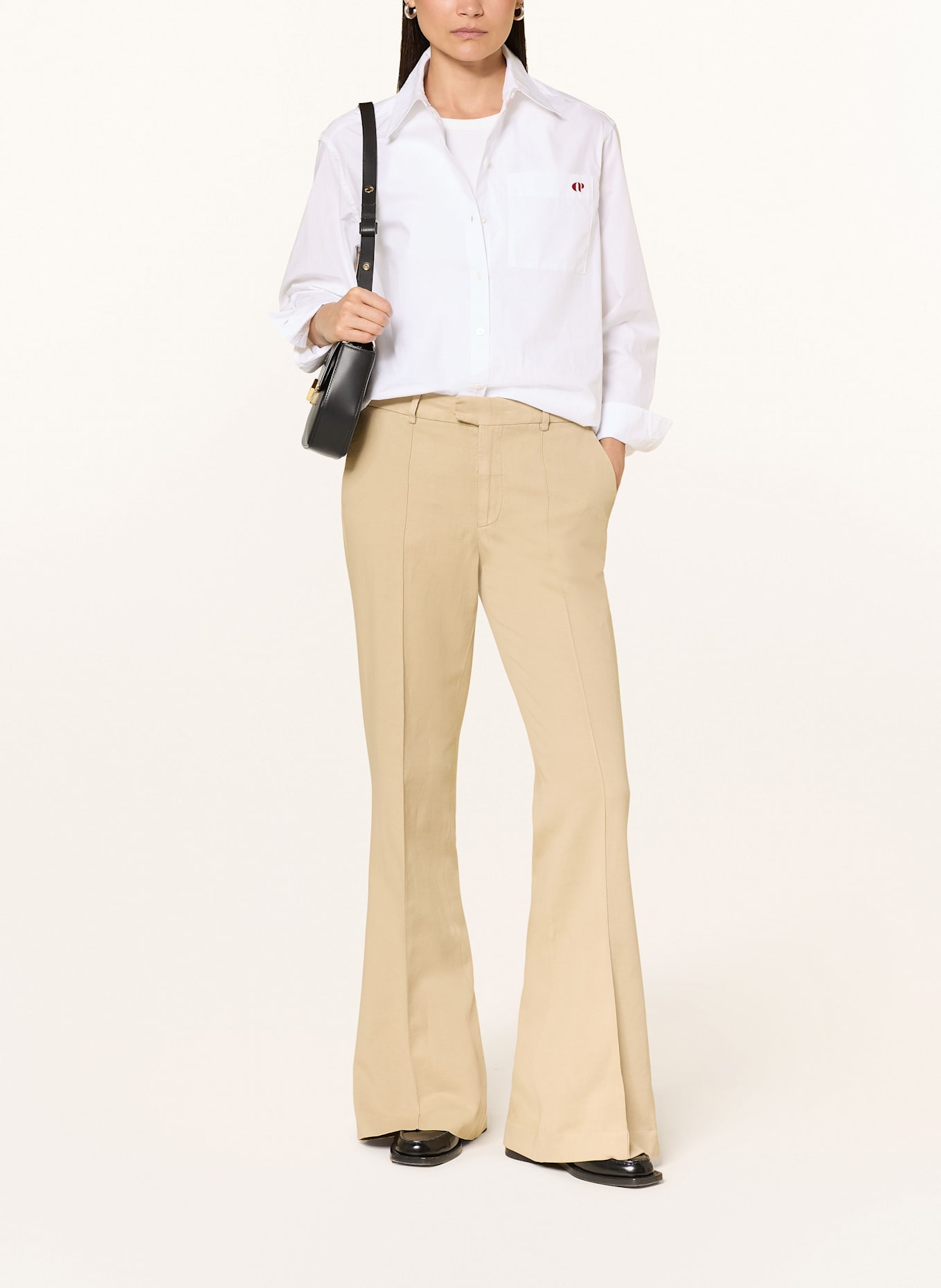 CLOSED Bootcut Hose DENAIR: BEIGE