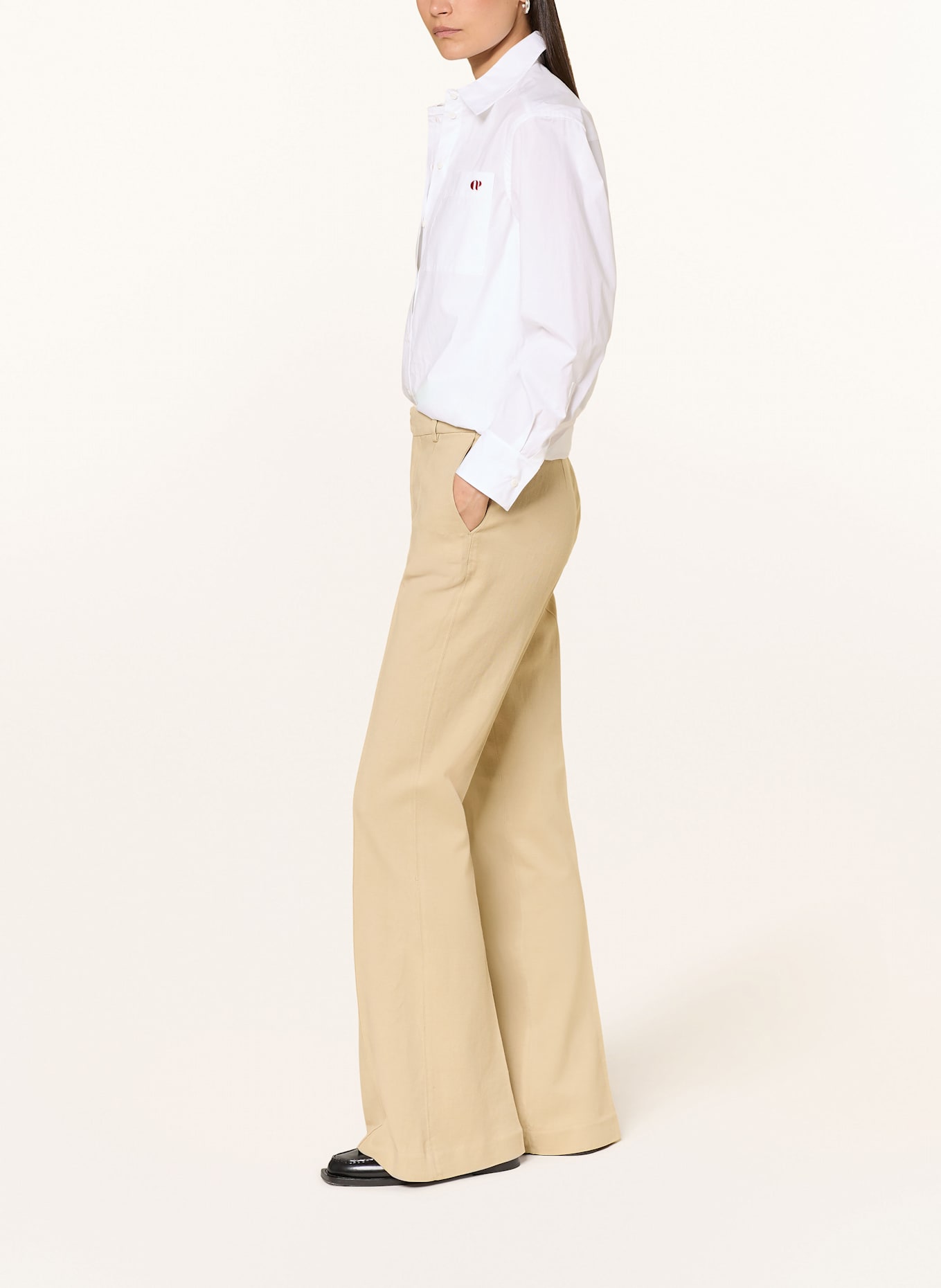 CLOSED Bootcut Hose DENAIR: BEIGE