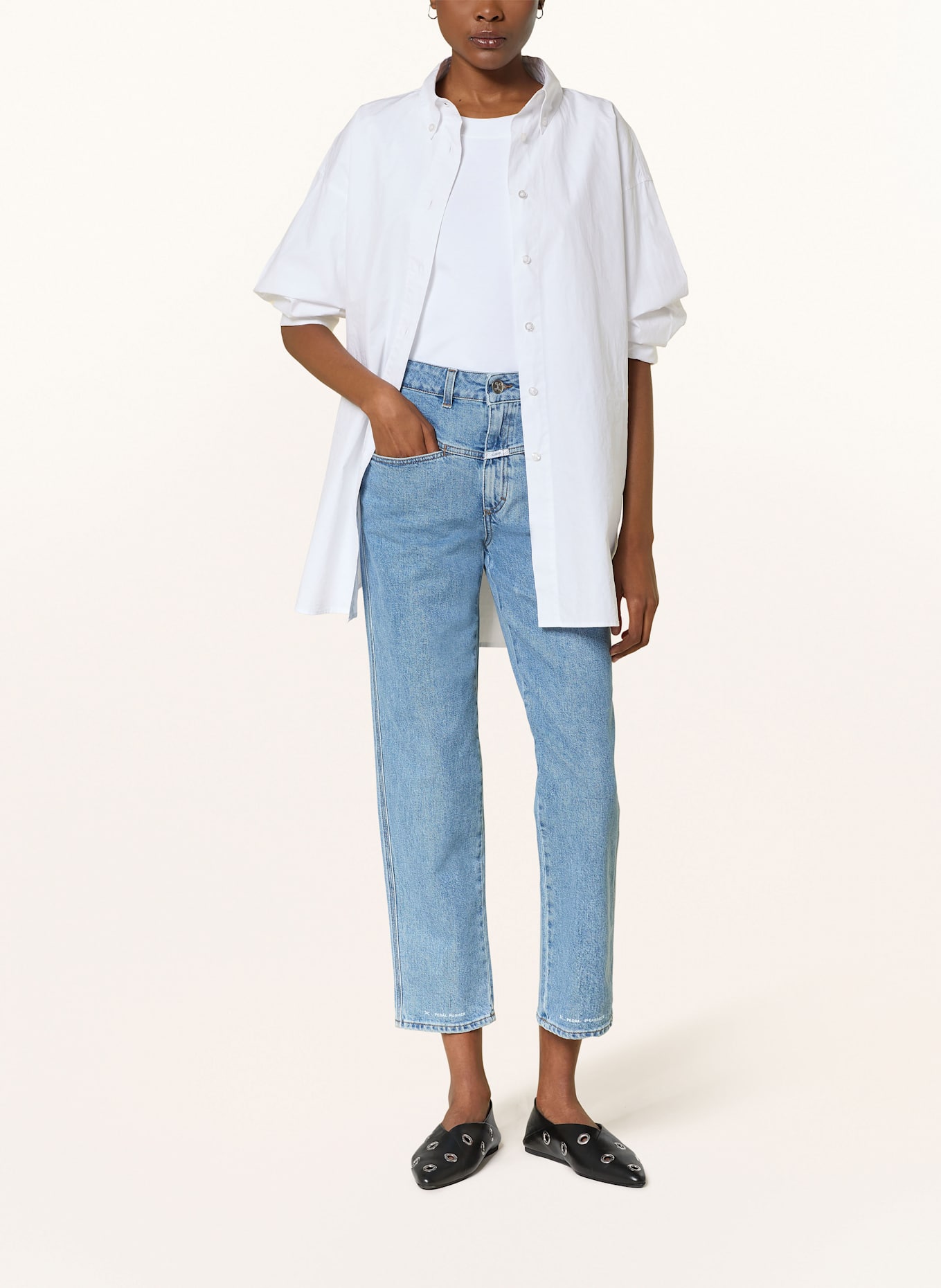 CLOSED Jeans PEDAL PUSHER: MBL MID BLUE