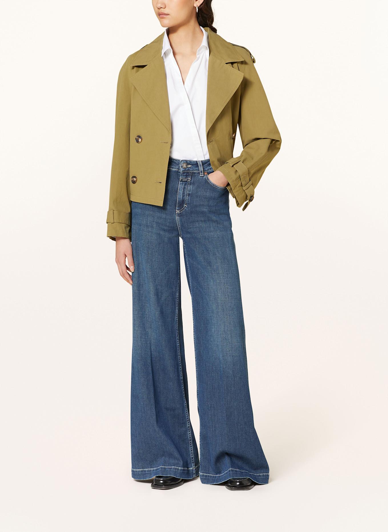 CLOSED THE ANDAMANE Kiki velvet midi dress GLOW-UP: mörkt tvättade straight-jeans