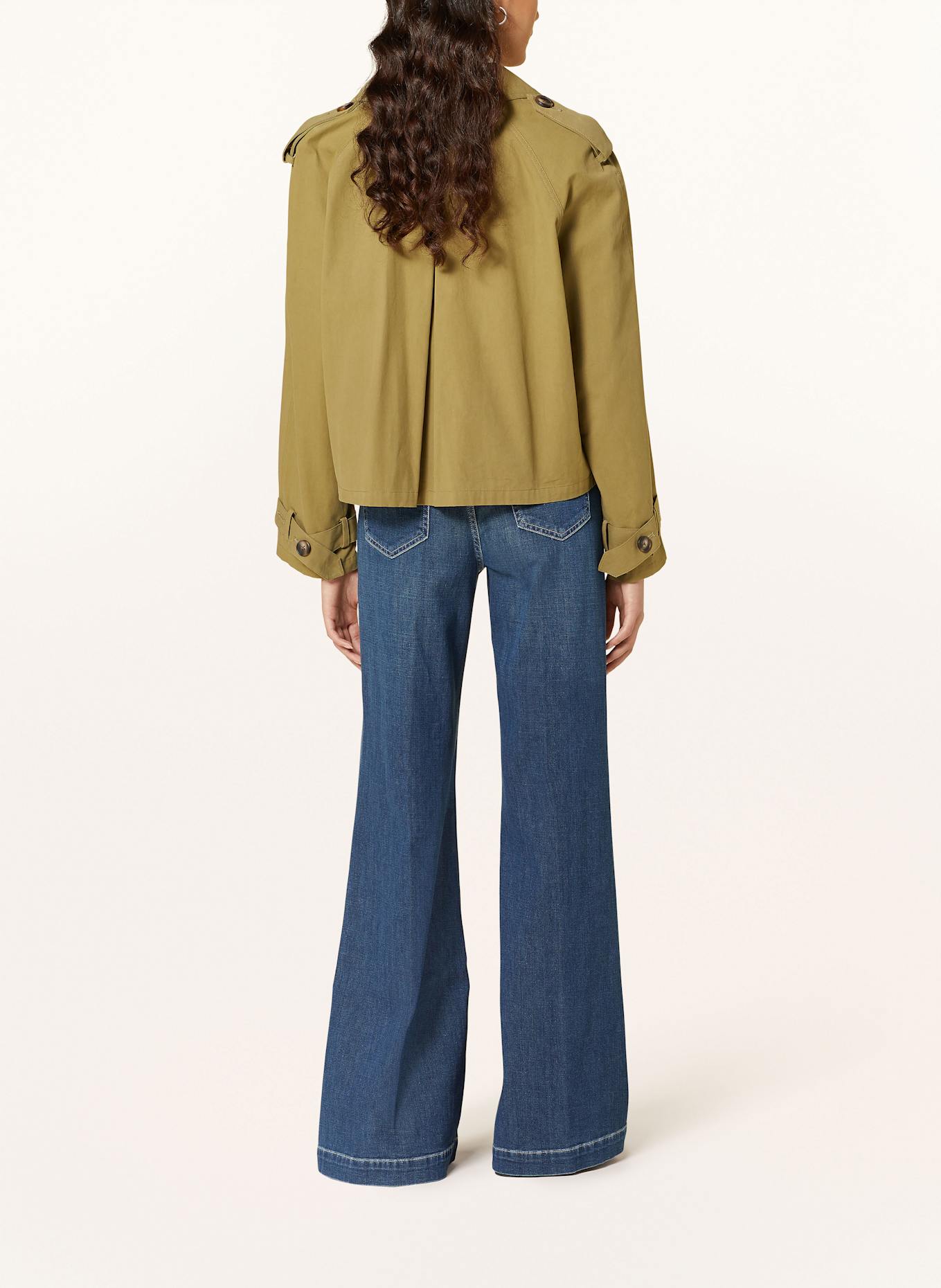 CLOSED THE ANDAMANE Kiki velvet midi dress GLOW-UP: mörkt tvättade straight-jeans
