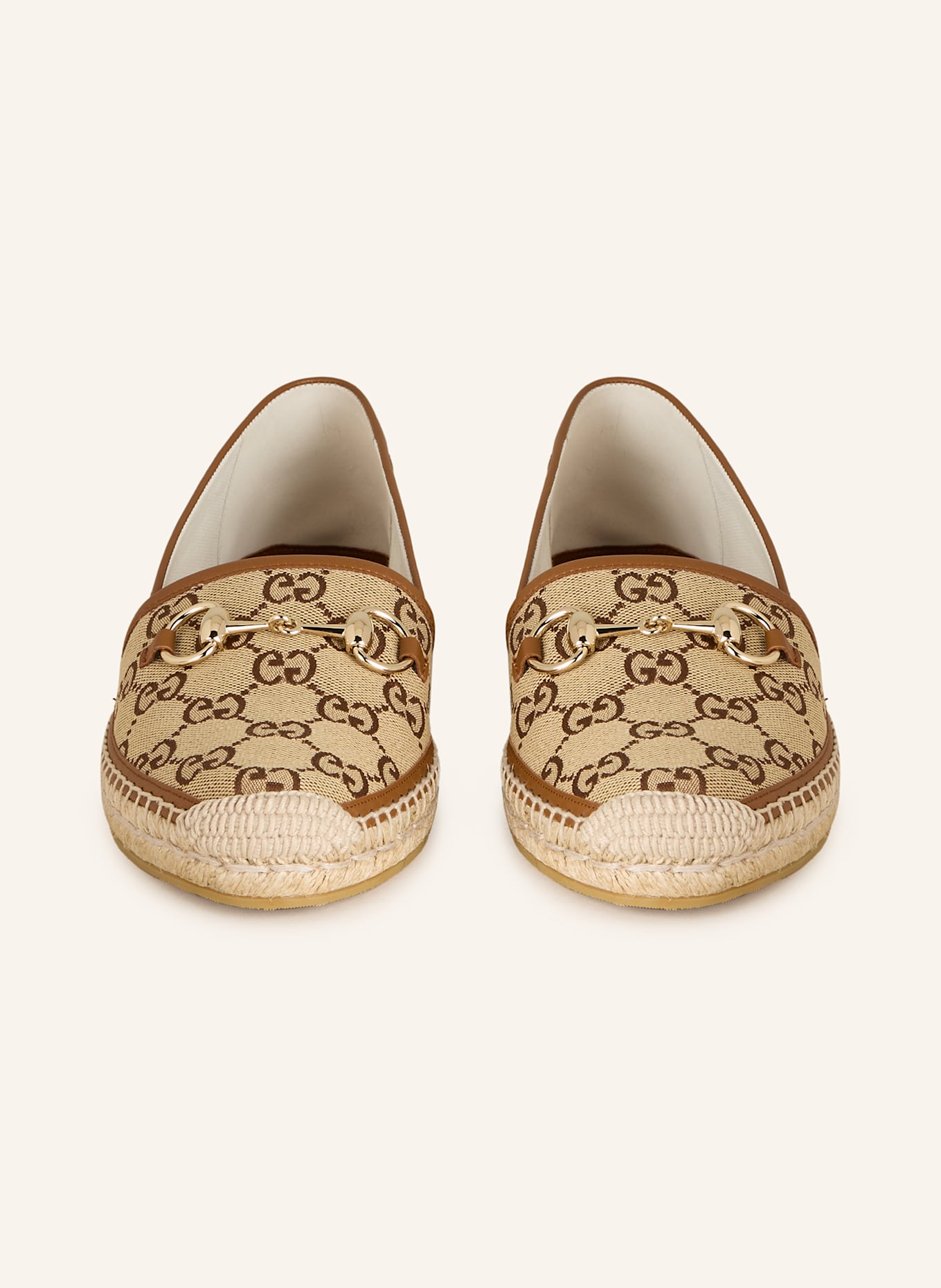 GUCCI Espadrilles: 2547 CAMEL EBONY/SUNDIAL
