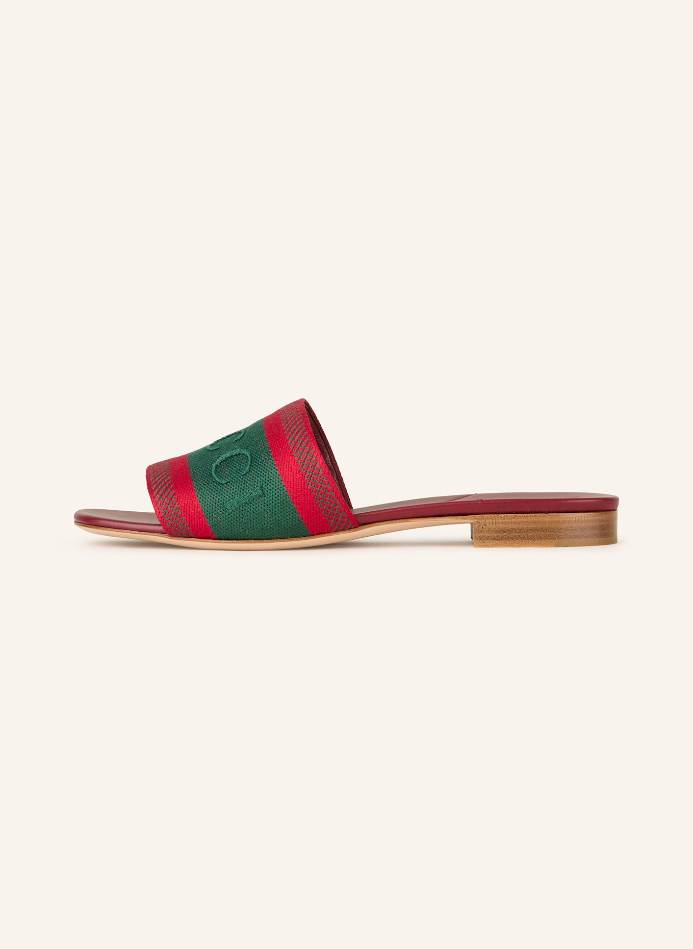 GUCCI Slides: 6443 RED-GREEN/BULGARO