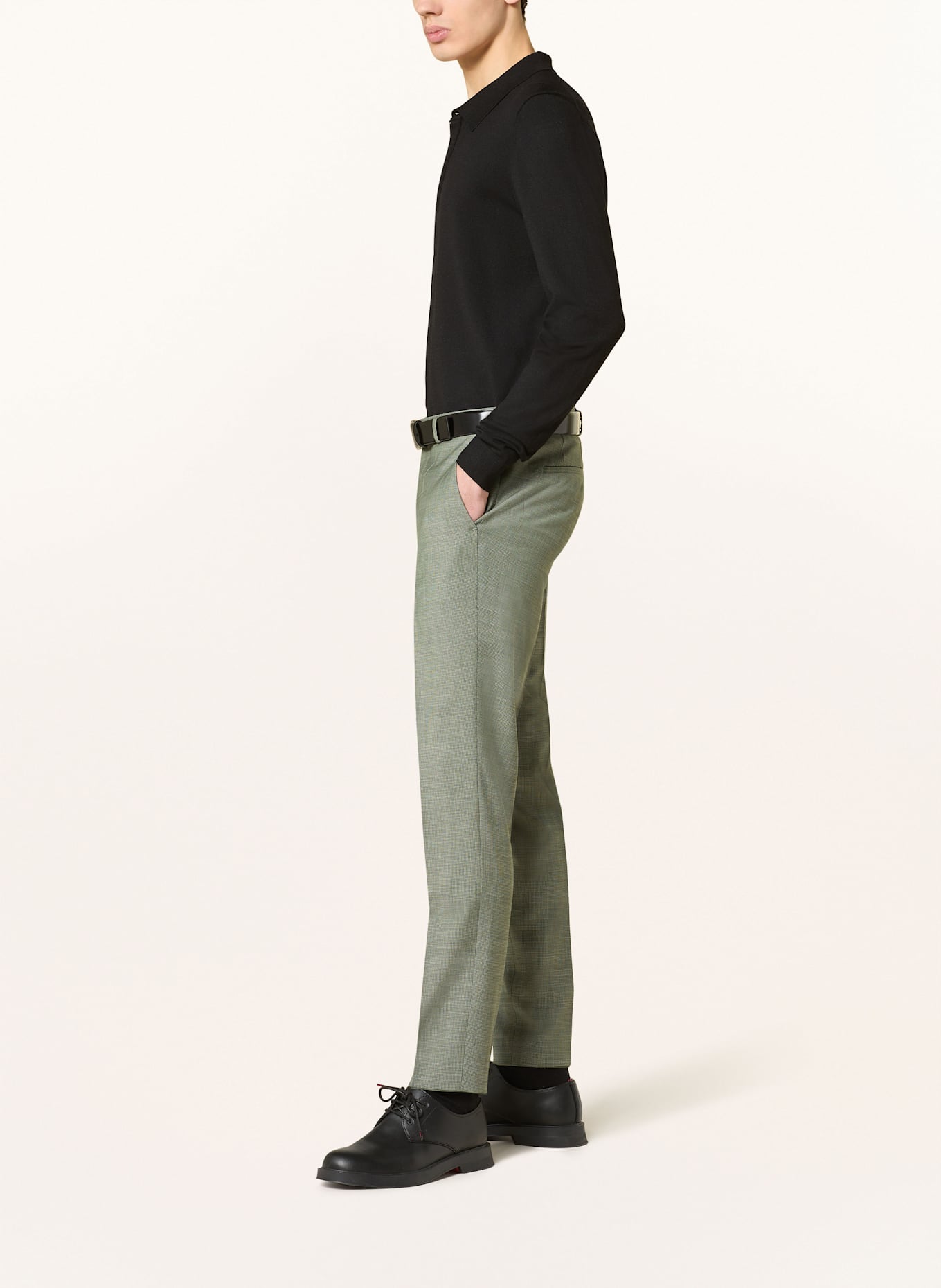 HUGO Anzughose HESTEN Extra Slim Fit: GRÜN