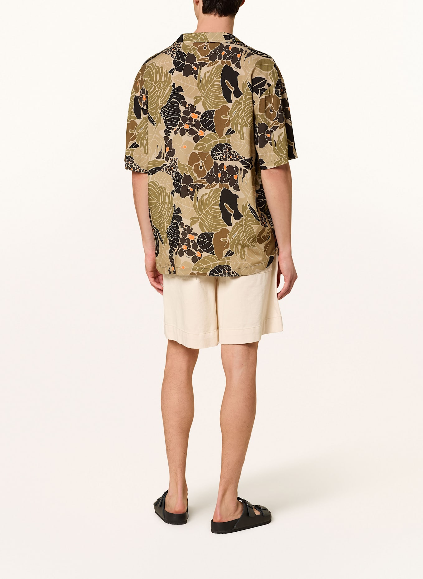 HUGO Resorthemd Relaxed Fit: 355 OPEN GREEN