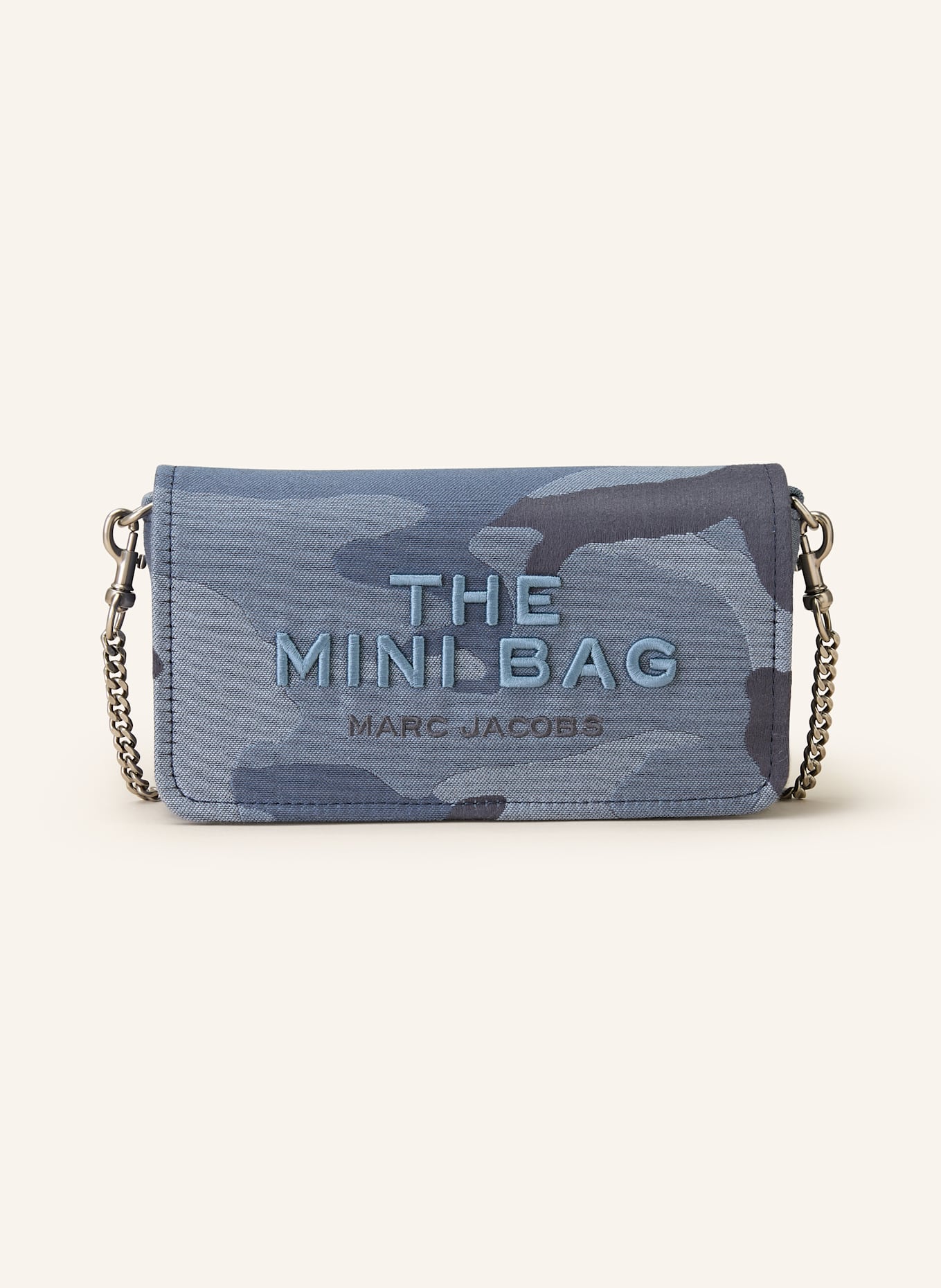 MARC JACOBS Umhängetasche THE MINI BAG: HELLBLAU/ BLAU/ DUNKELBLAU