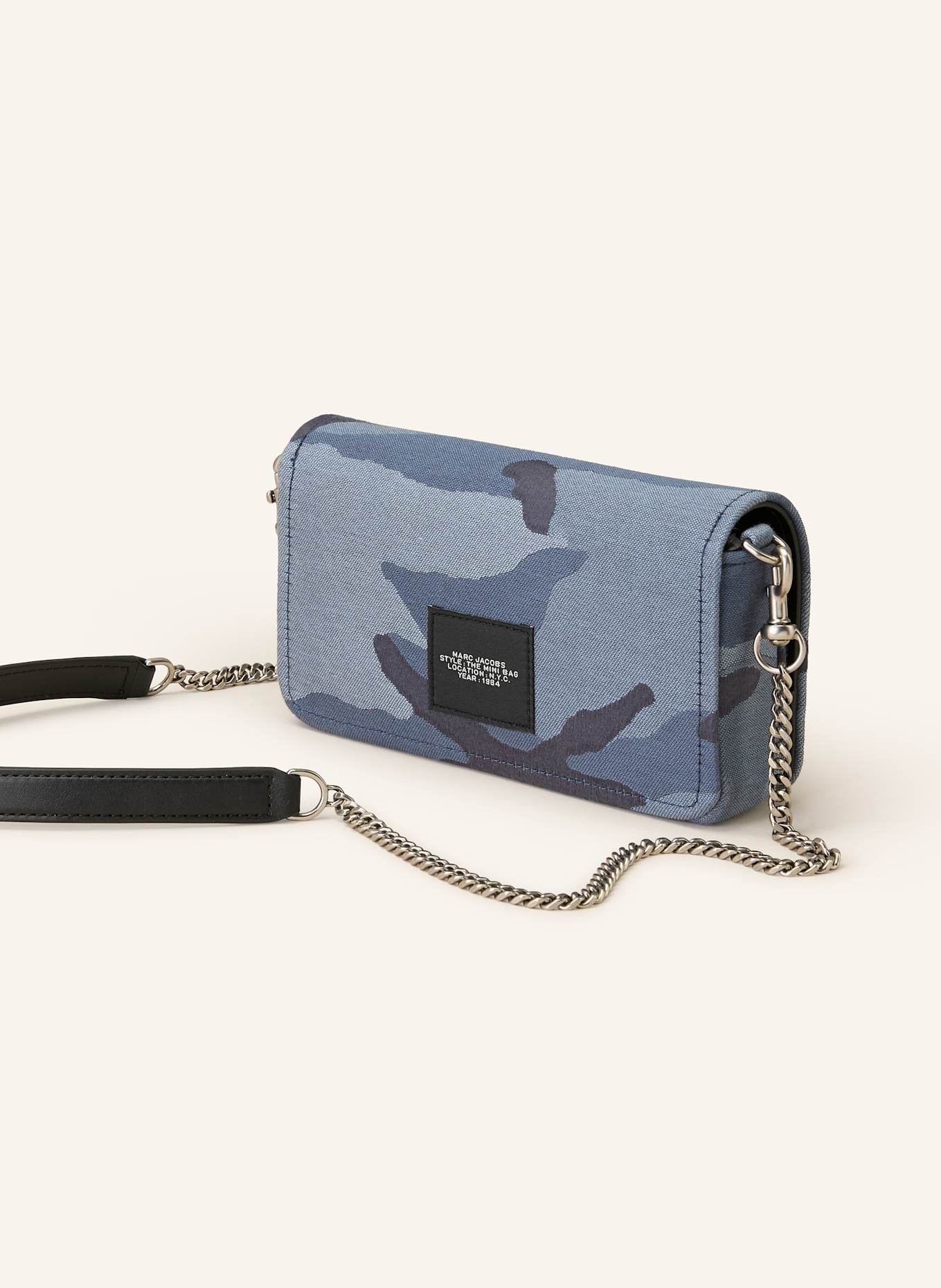 MARC JACOBS Umhängetasche THE MINI BAG: HELLBLAU/ BLAU/ DUNKELBLAU