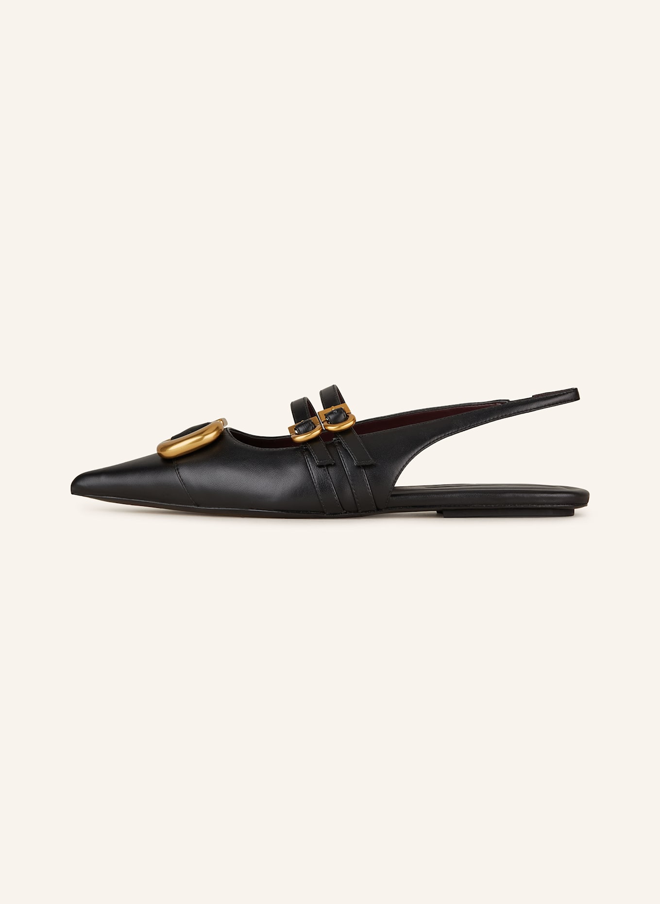 MARC JACOBS Mary-Jane-Ballerinas: SCHWARZ