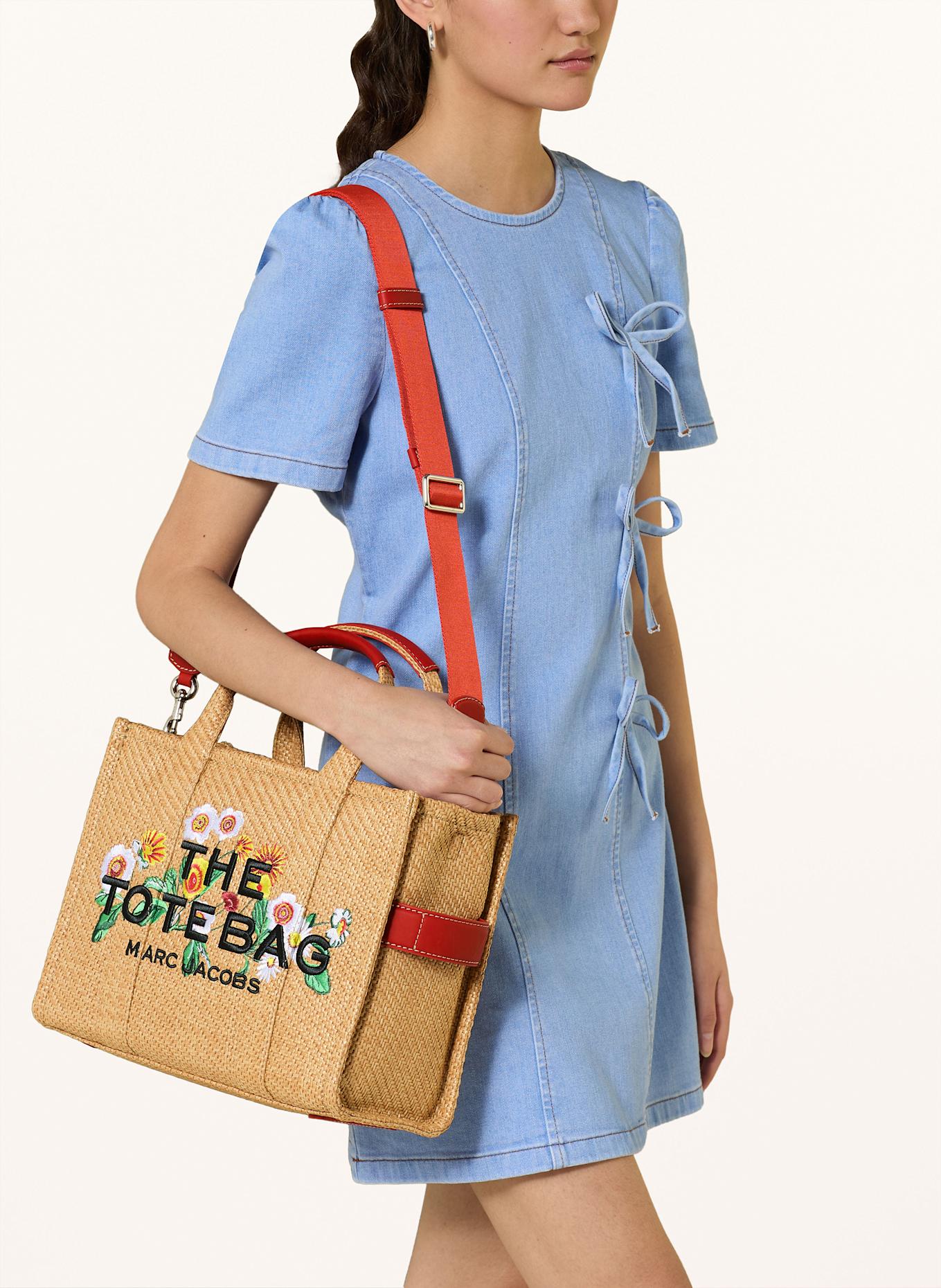MARC JACOBS Shopper THE MEDIUM TOTE BAG: BEIGE