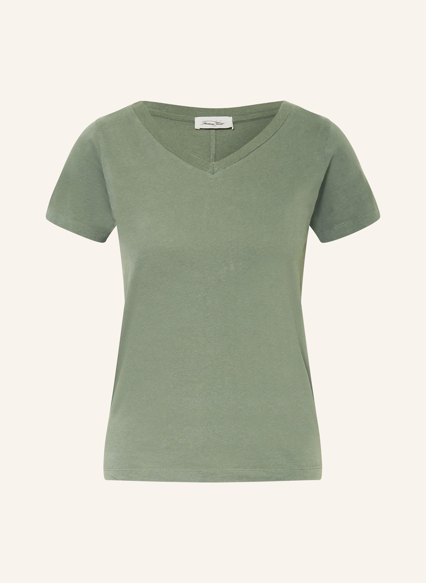 American Vintage T-Shirt GAMIPY: OLIV
