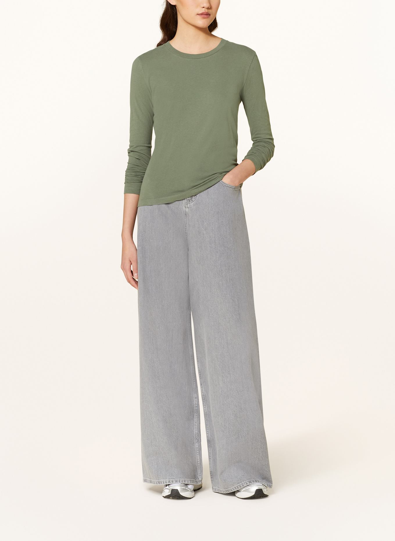 American Vintage Longsleeve GAMIPY: GRÜN