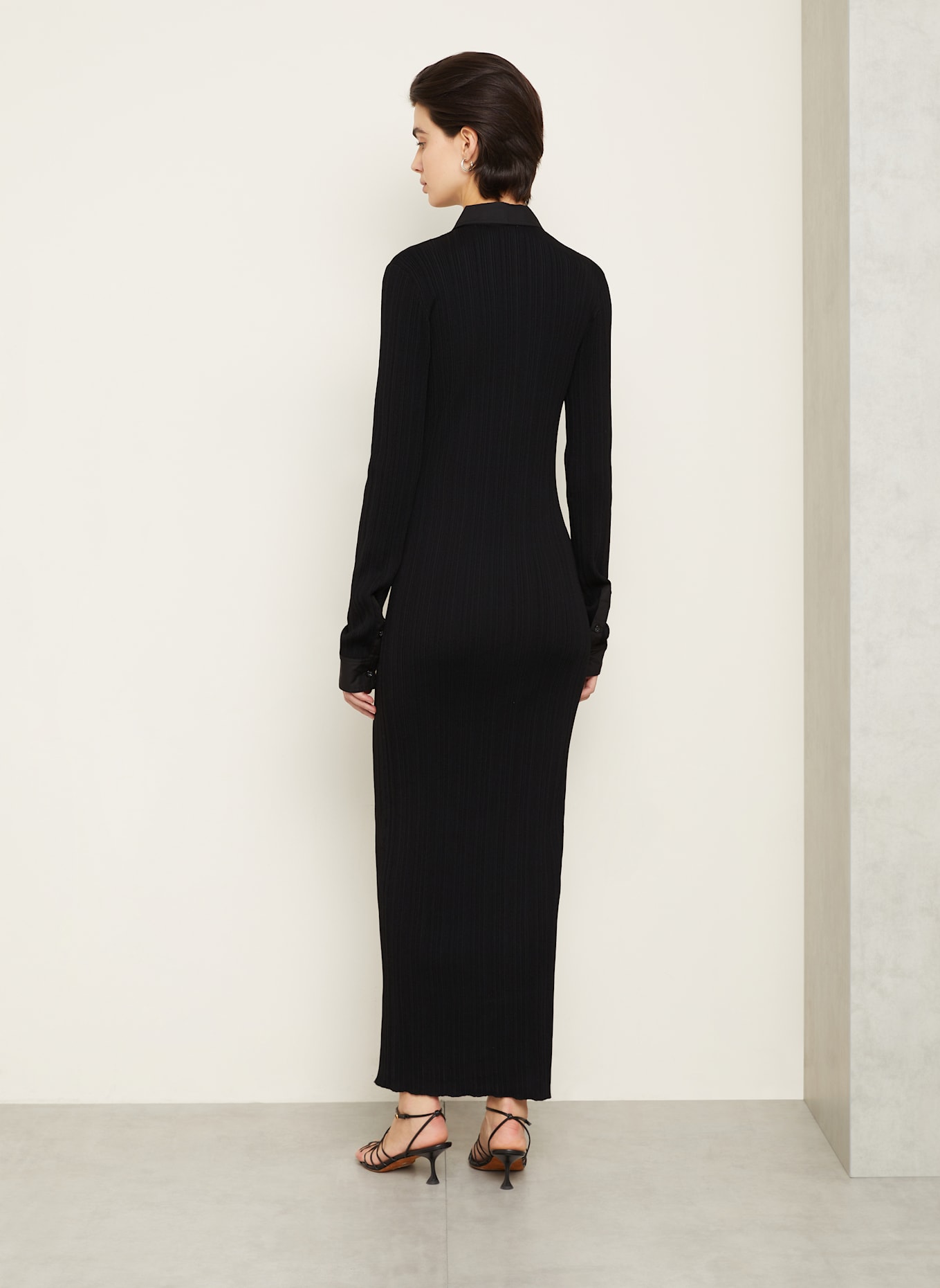 TOTEME Hemdblusenkleid: SCHWARZ