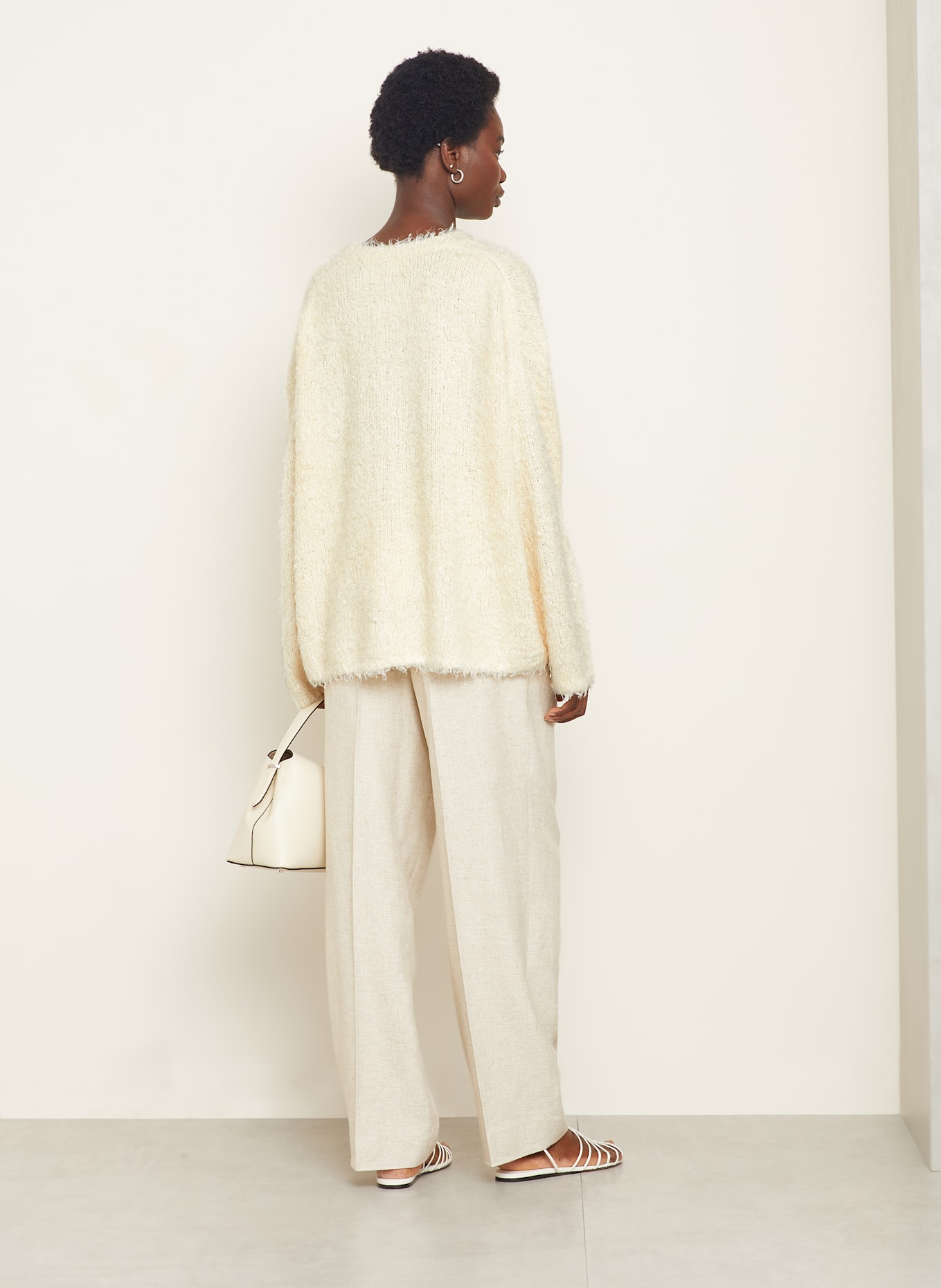 TOTEME Seidenpullover: CREME