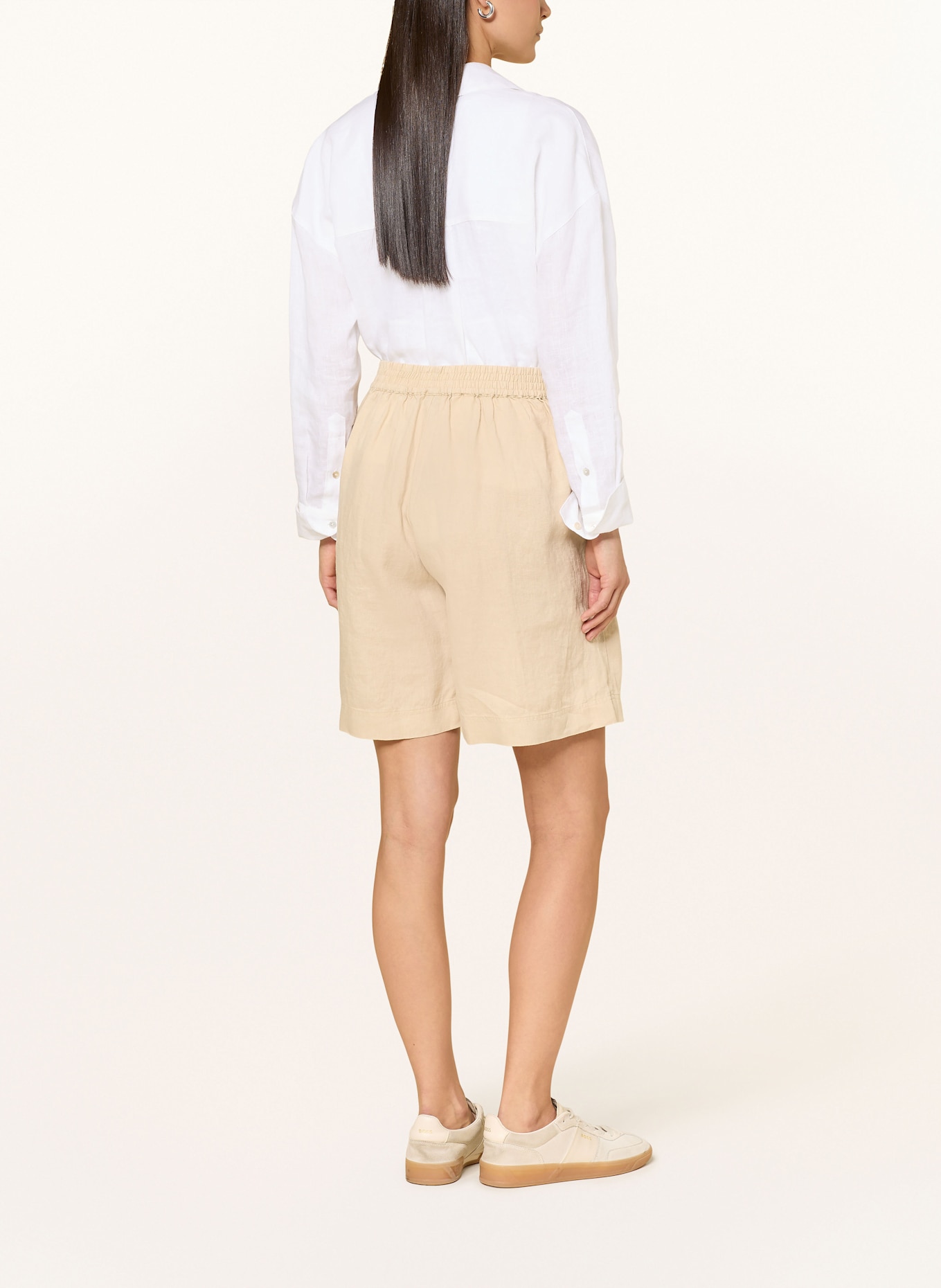 BOSS Leinenshorts TOREA: BEIGE