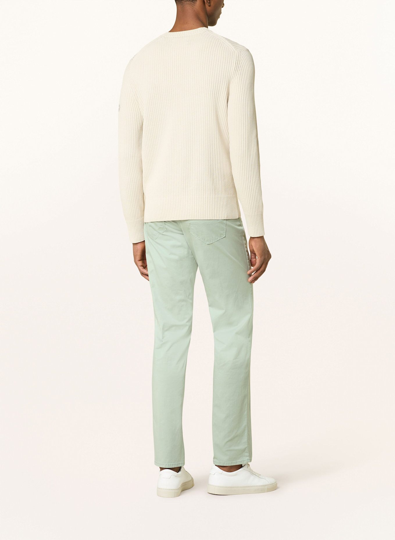 BRAX Hose CADIZ U Straight Fit: HELLGRÜN