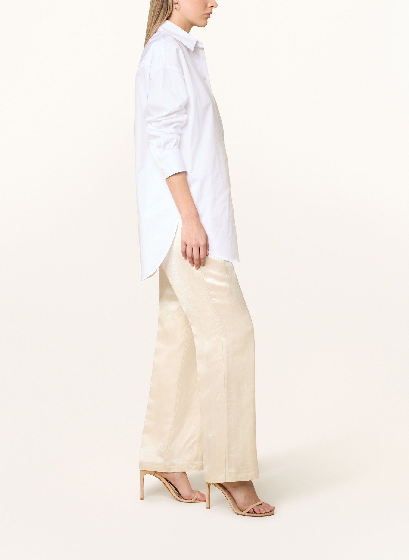 BRAX Marlenehose MAINE mit Leinen: CREME