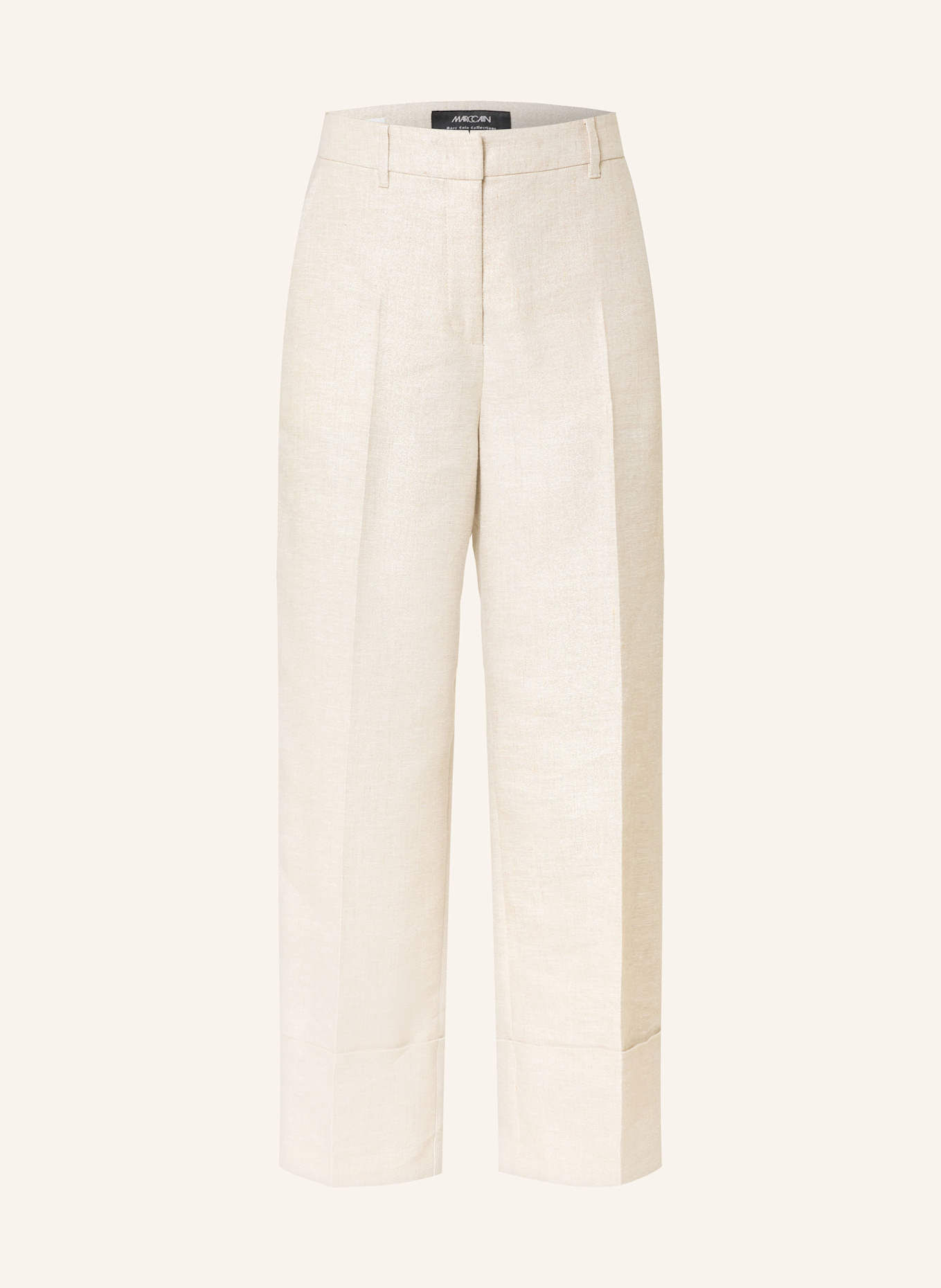 MARC CAIN Culotte WUKARI mit Leinen: CREME