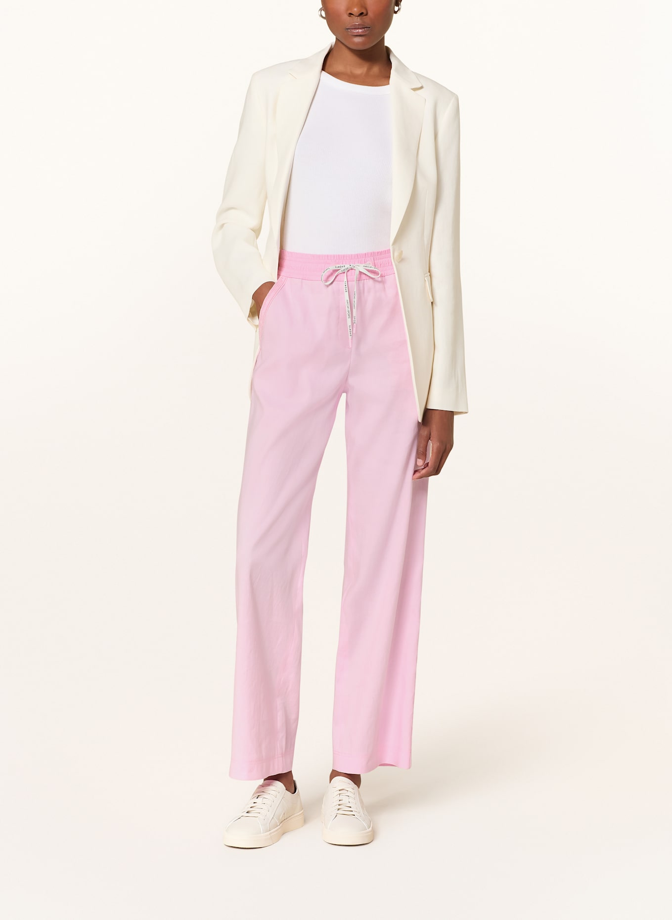 MARC CAIN Pantalon marne WASHINGTON avec lin: 258 fresh pink
