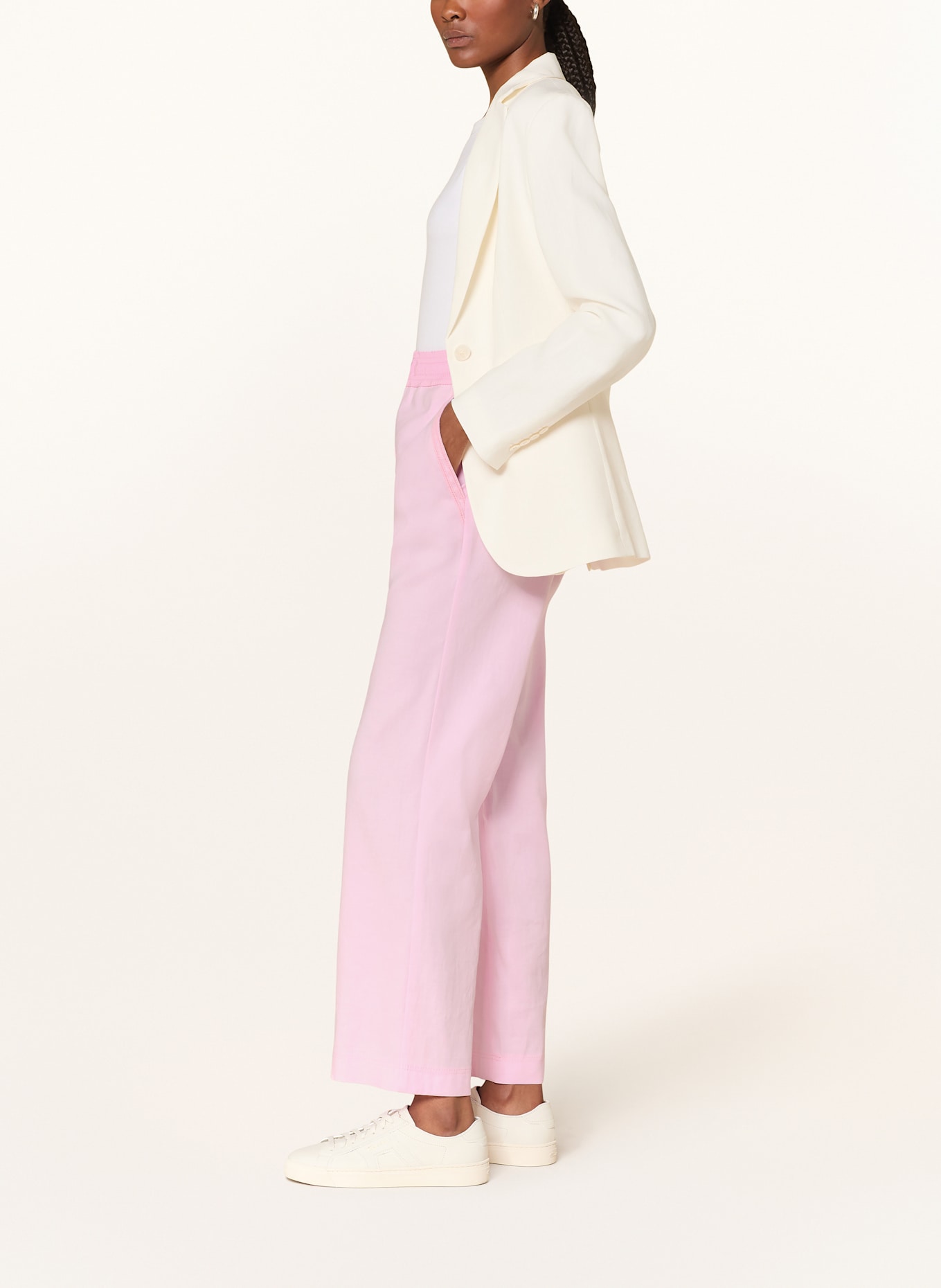 MARC CAIN Pantalon marne WASHINGTON avec lin: 258 fresh pink
