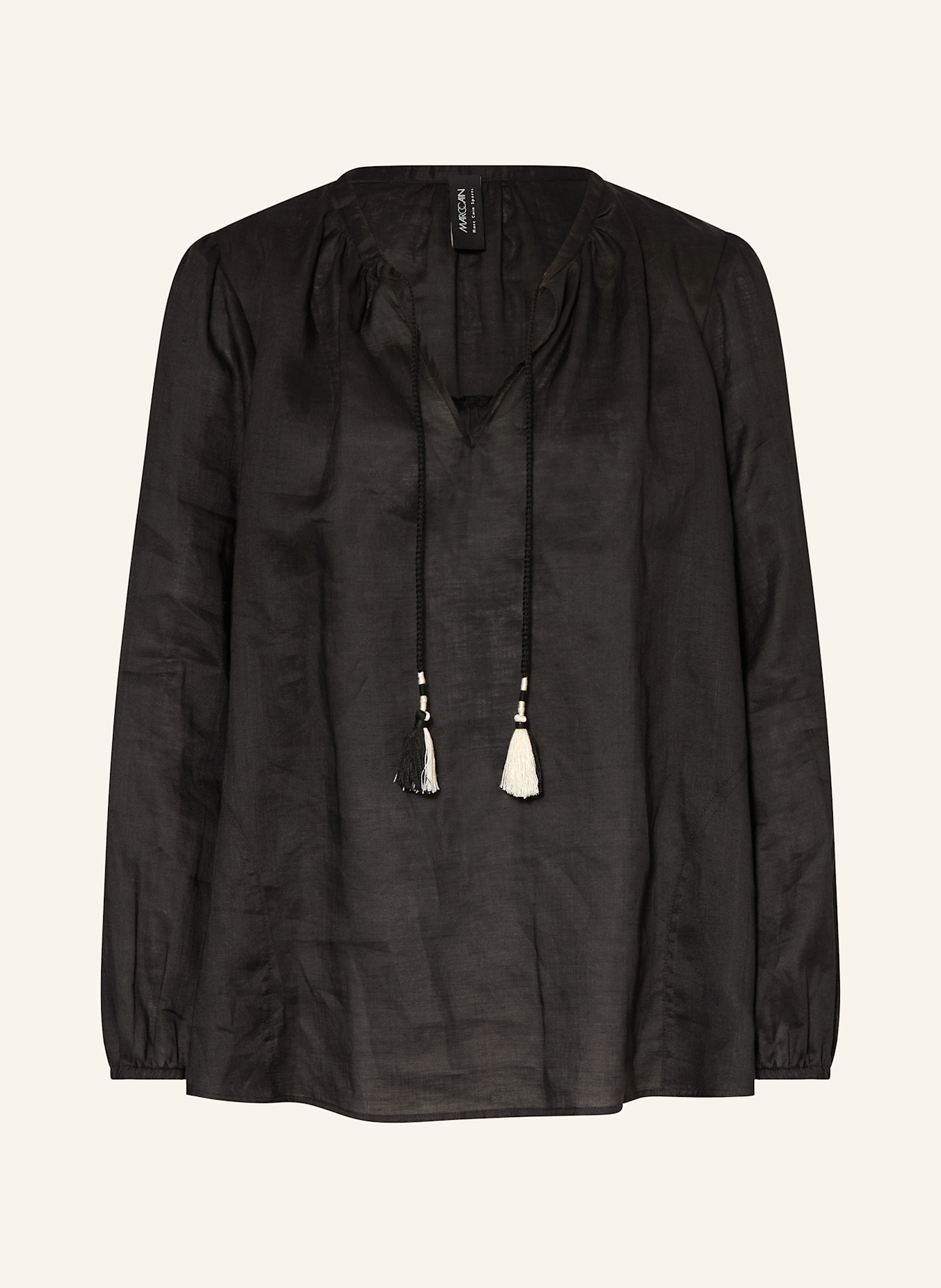 MARC CAIN Bluzka: CZARNY