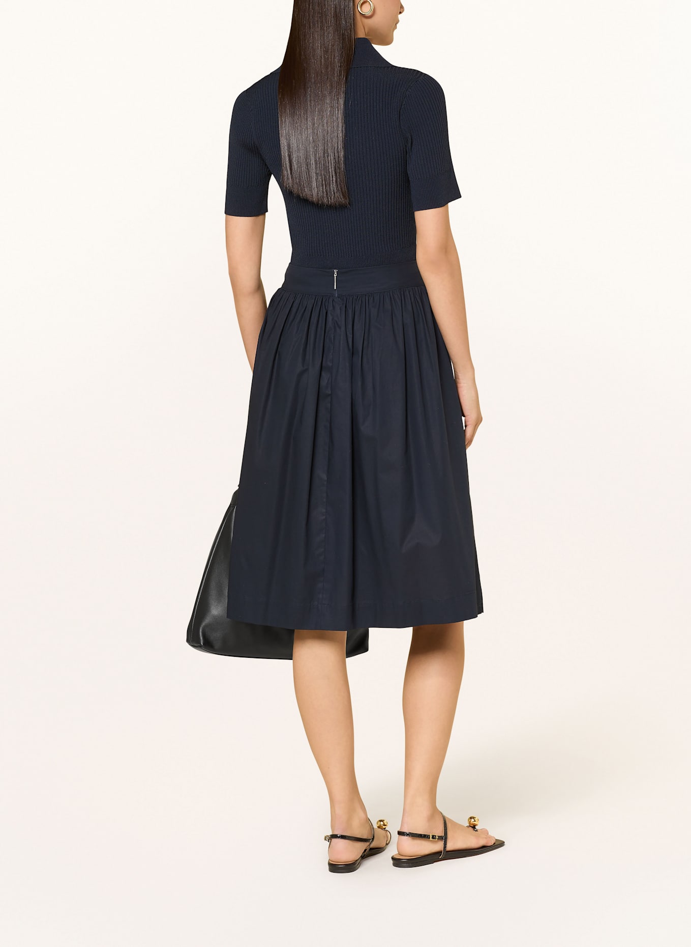 MARC CAIN Sukně: TMAVĚ MODRÁ